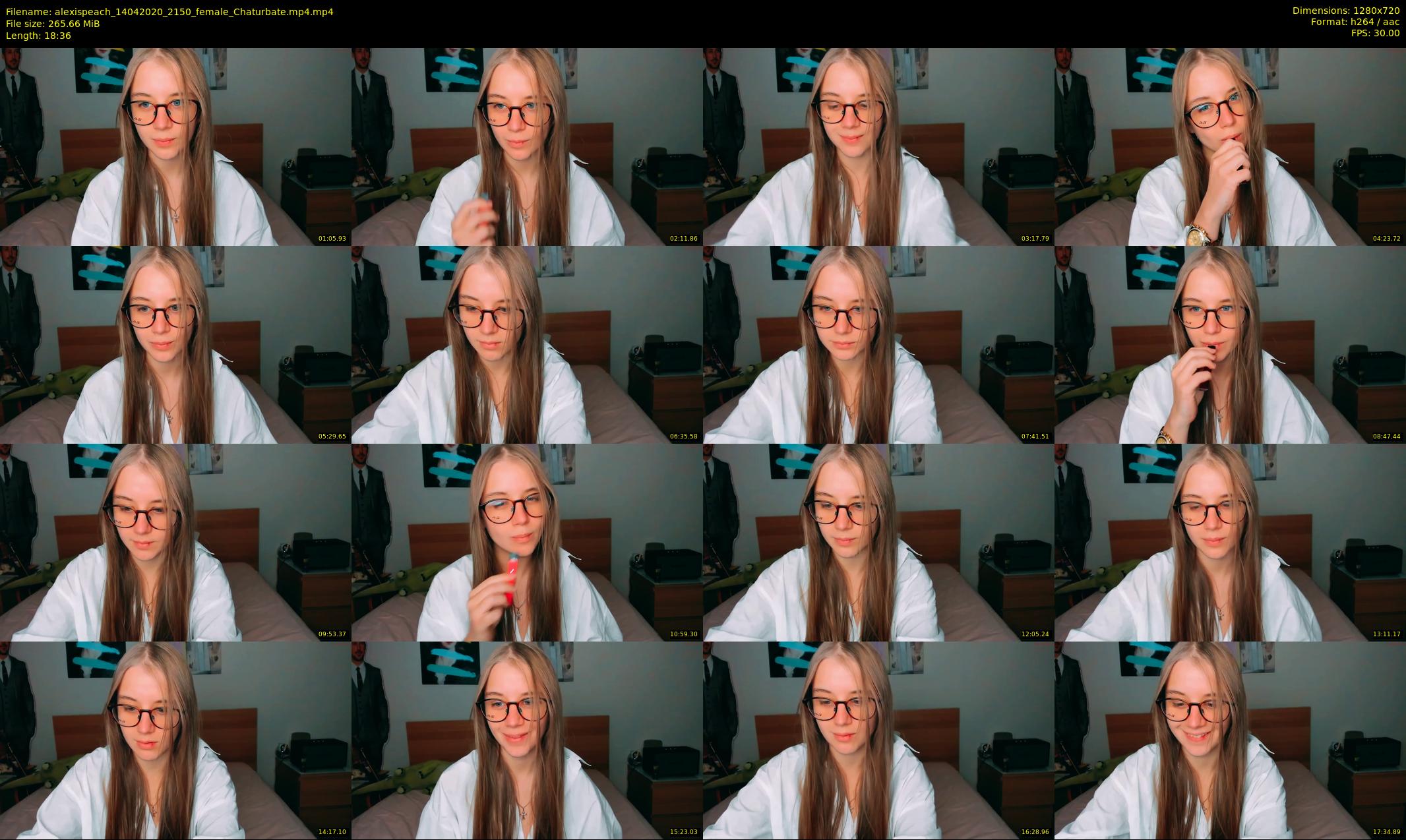 alexispeach — 19 minute Chaturbate female cam show recording, 720p, Apr 14, 2020