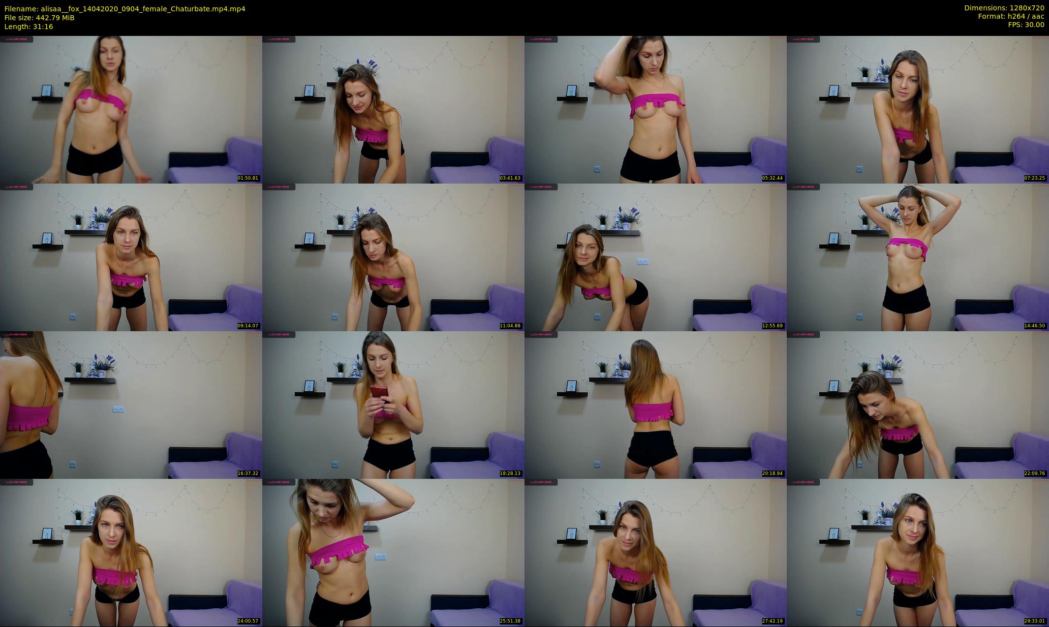 alisaa__fox — 32 minute Chaturbate female cam show recording, 720p, Apr 14, 2020