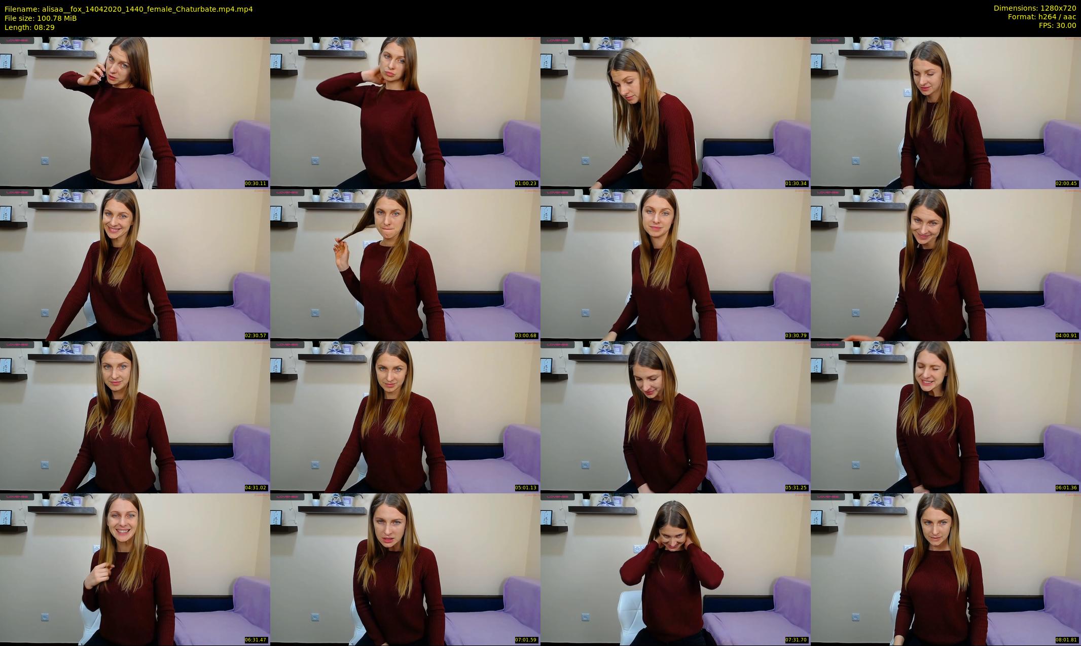 alisaa__fox — 9 minute Chaturbate female cam show recording, 720p, Apr 14, 2020