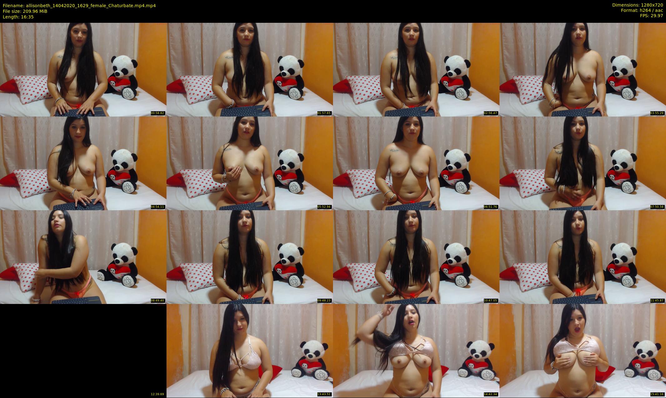 allisonbeth — 17 minute Chaturbate female cam show recording, 720p, Apr 14, 2020
