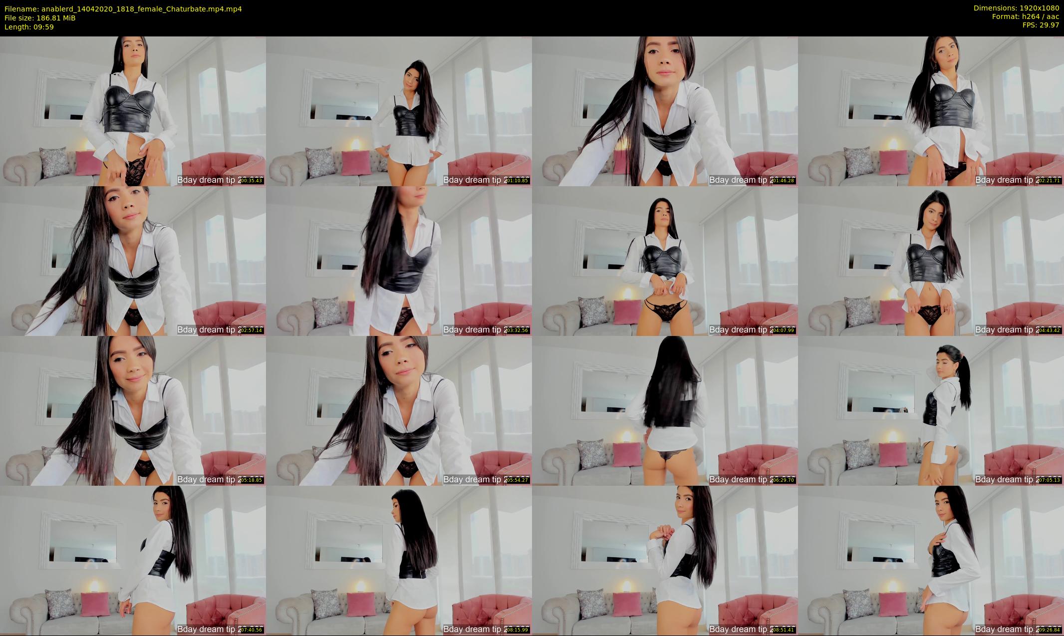 anablerd — 10 minute Chaturbate female cam show recording, 1080p, Apr 14, 2020