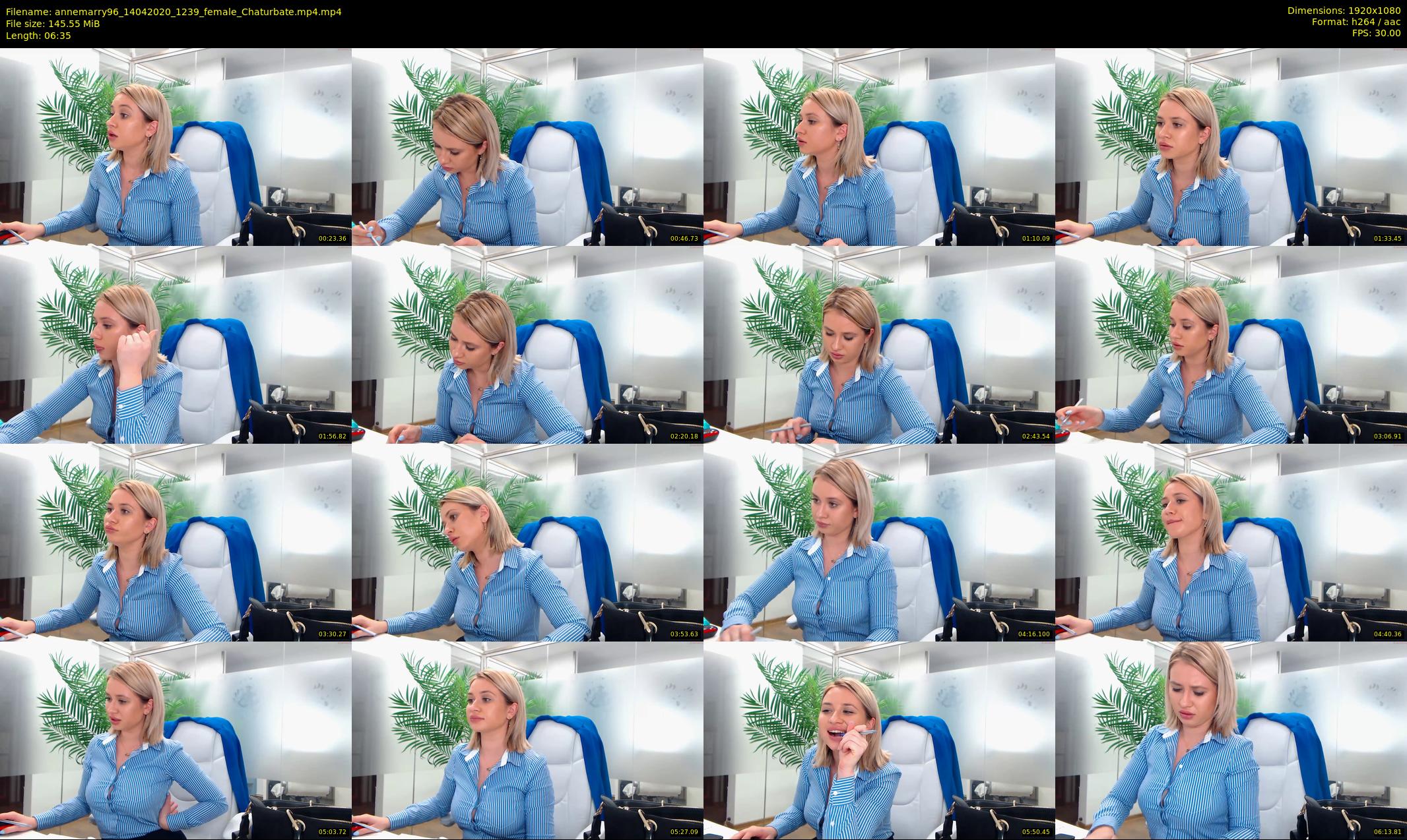 annemarry96 — 7 minute Chaturbate female cam show recording, 1080p, Apr 14, 2020