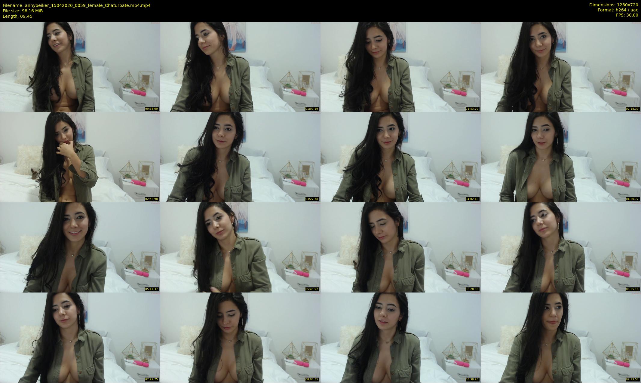 annybeiker — 10 minute Chaturbate female cam show recording, 720p, Apr 15, 2020