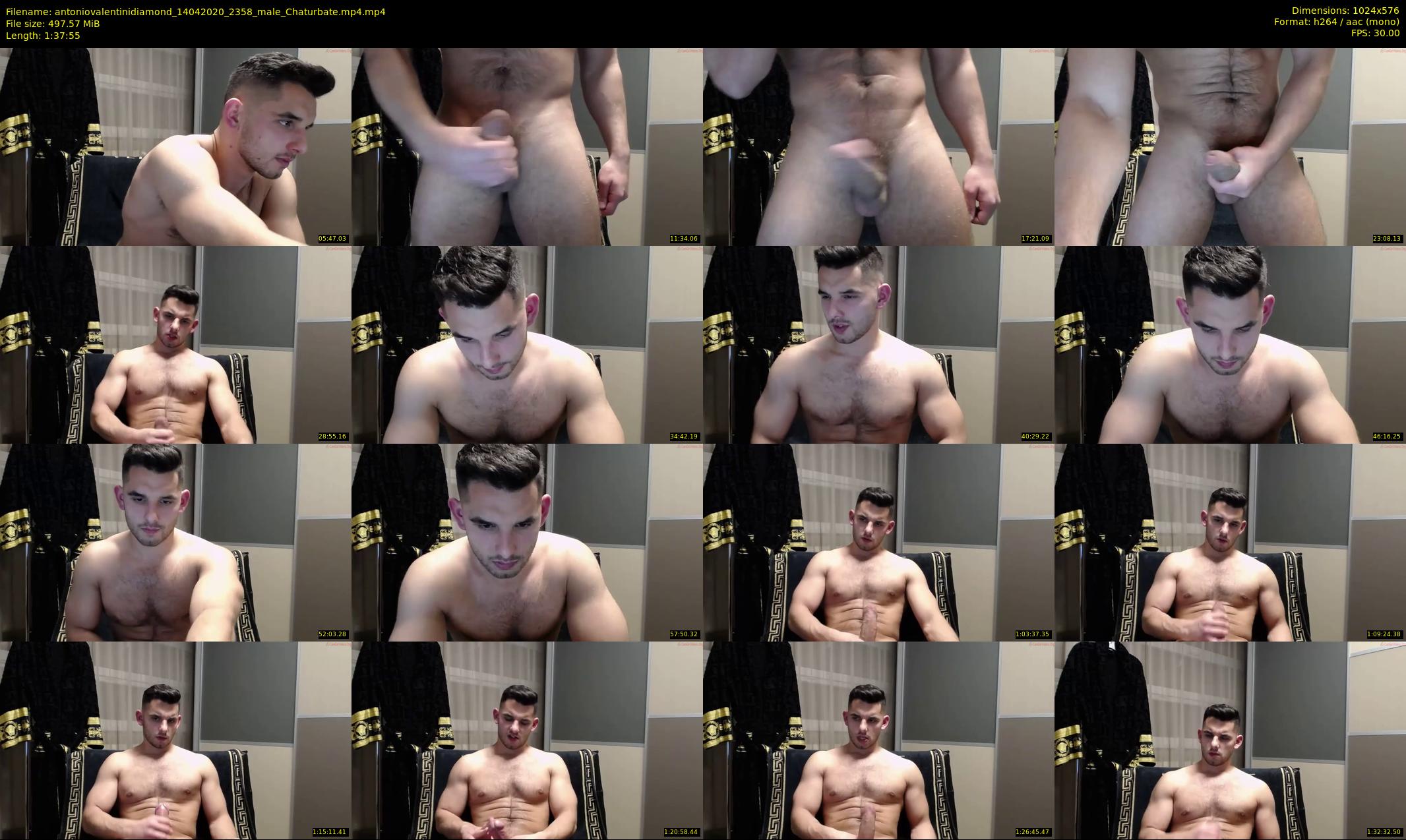 antoniovalentinidiamond — 98 minute Chaturbate male cam show recording, 480p, Apr 14, 2020