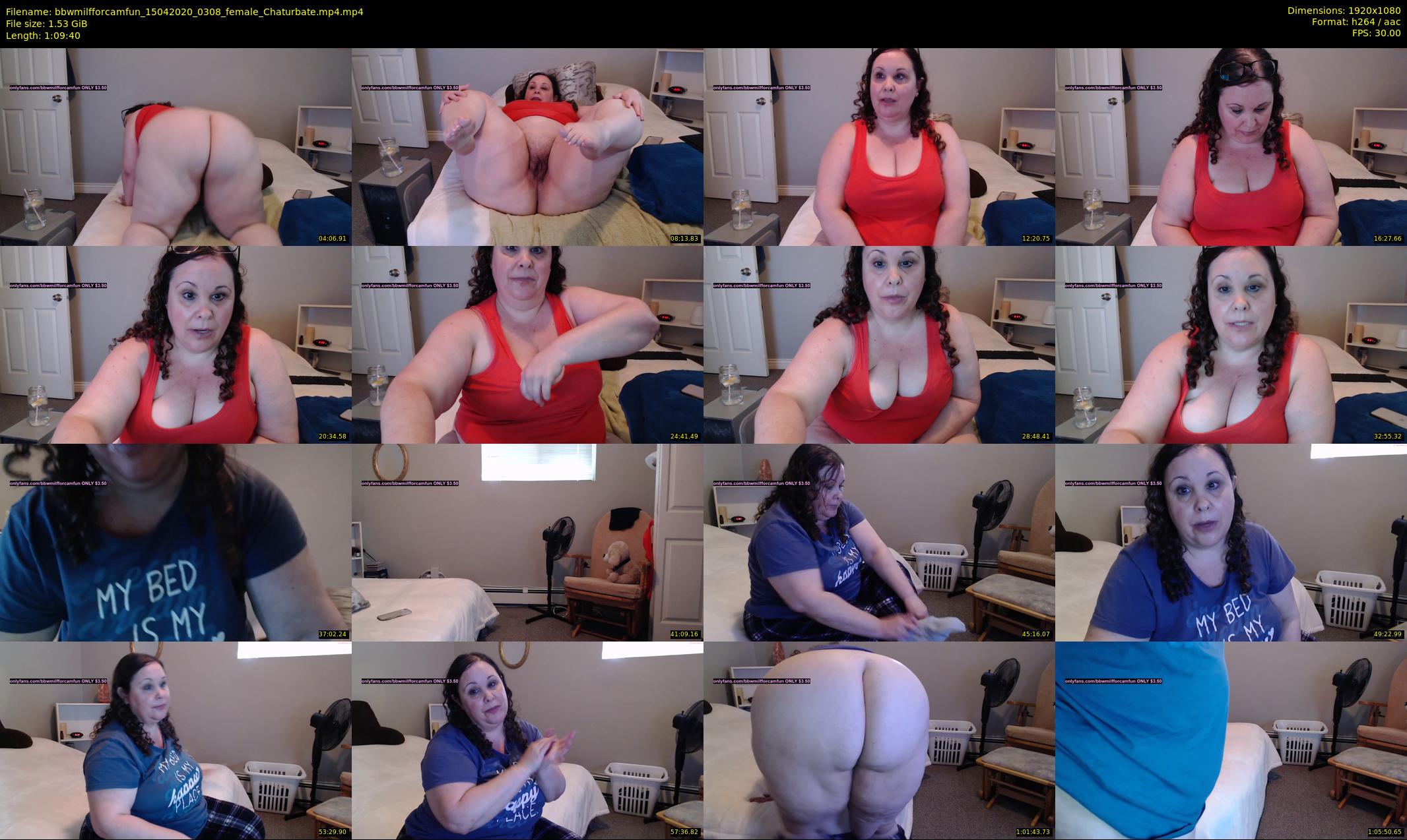 bbwmilfforcamfun — 70 minute Chaturbate female cam show recording, 1080p, Apr 15, 2020