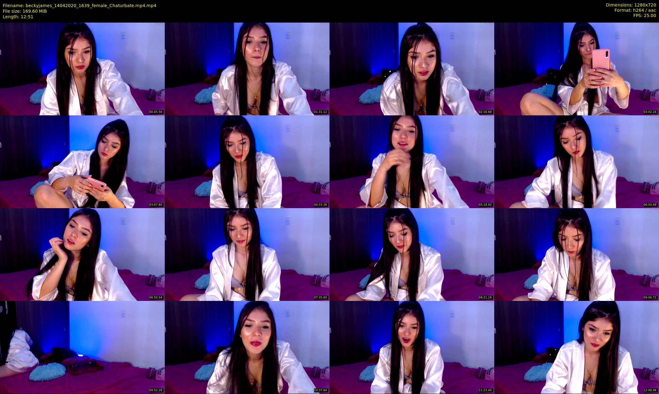 beckyjames — 13 minute Chaturbate female cam show recording, 720p, Apr 14, 2020