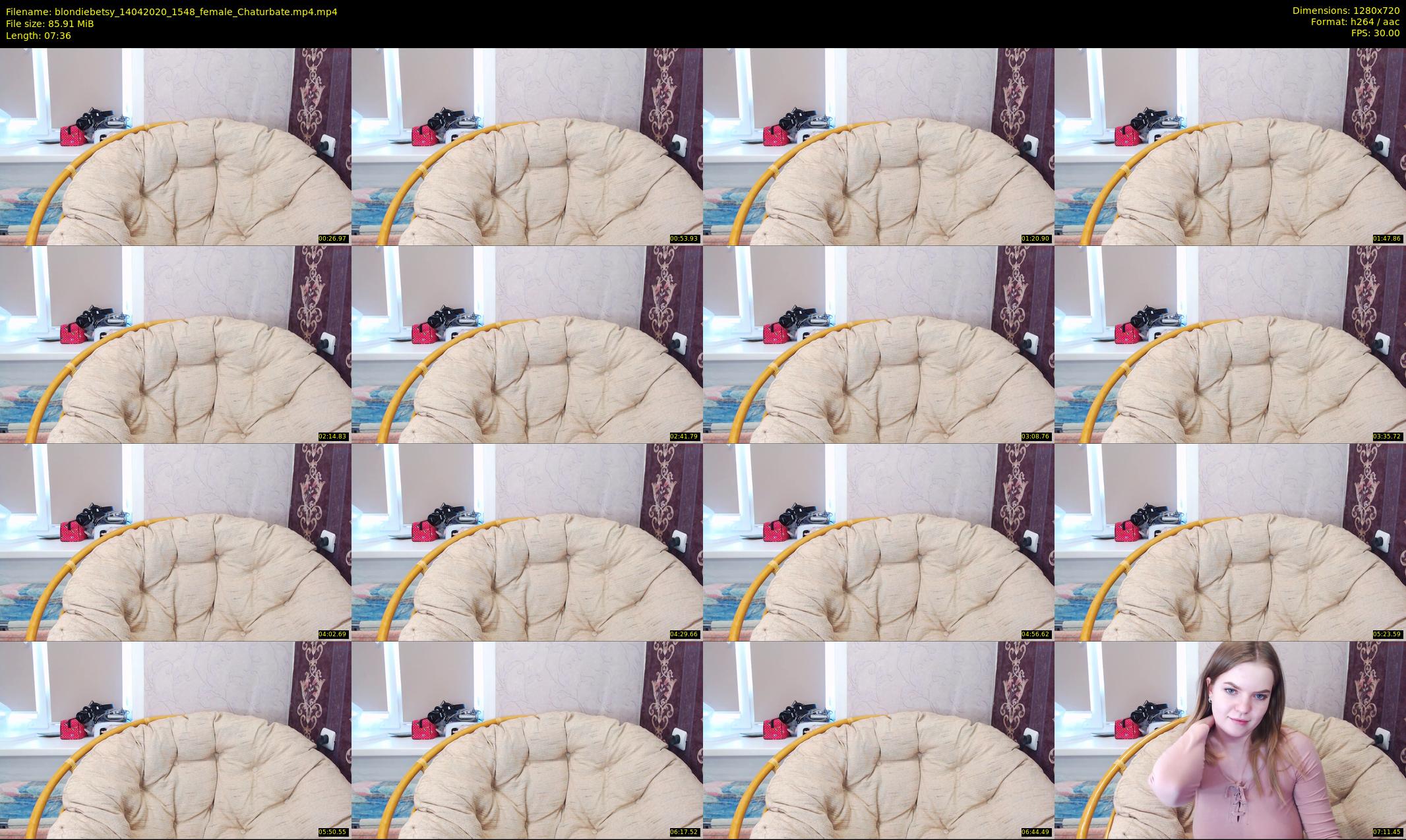 blondiebetsy — 8 minute Chaturbate female cam show recording, 720p, Apr 14, 2020