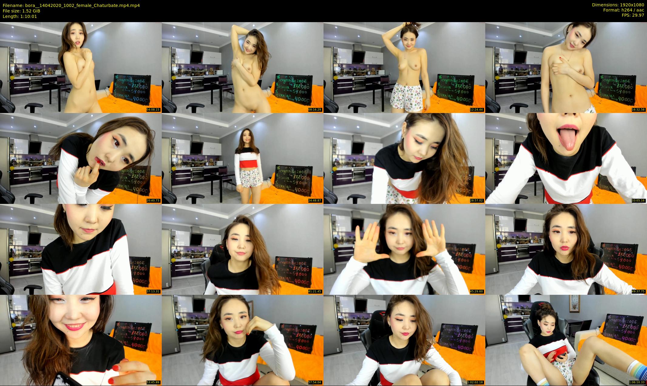 bora_ — 71 minute Chaturbate female cam show recording, 1080p, Apr 14, 2020