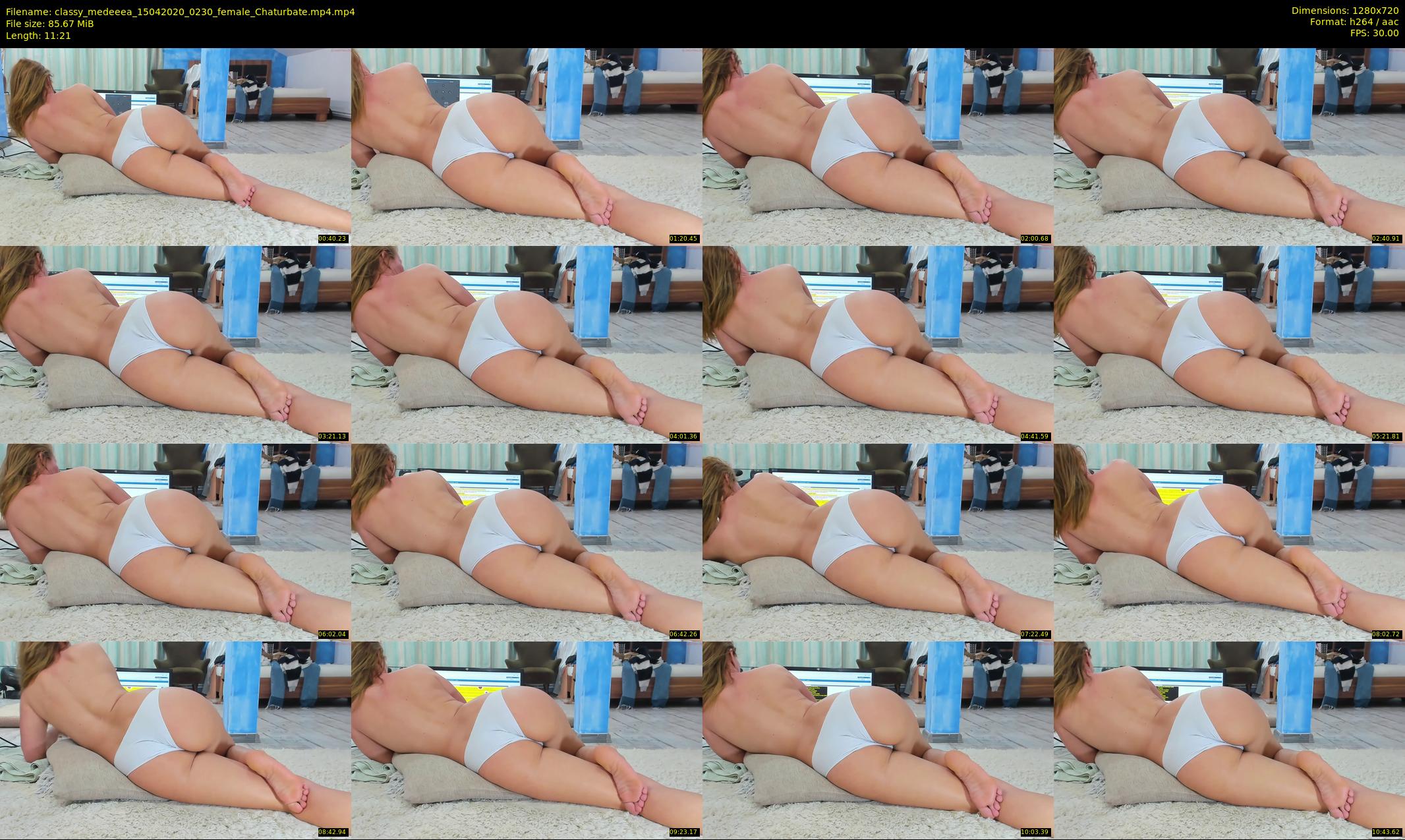 classy_medeeea — 12 minute Chaturbate female cam show recording, 720p, Apr 15, 2020
