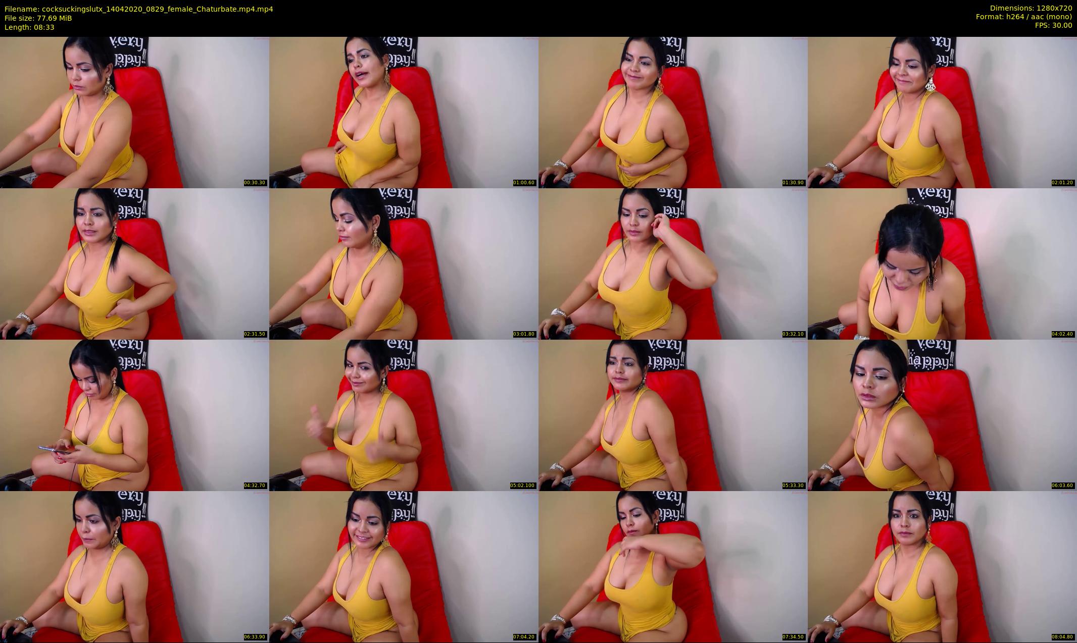 cocksuckingslutx — 9 minute Chaturbate female cam show recording, 720p, Apr 14, 2020