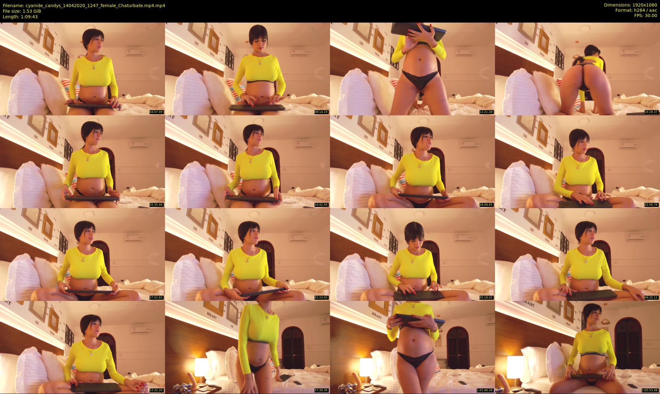 cyanide_candys — 70 minute Chaturbate female cam show recording, 1080p, Apr 14, 2020