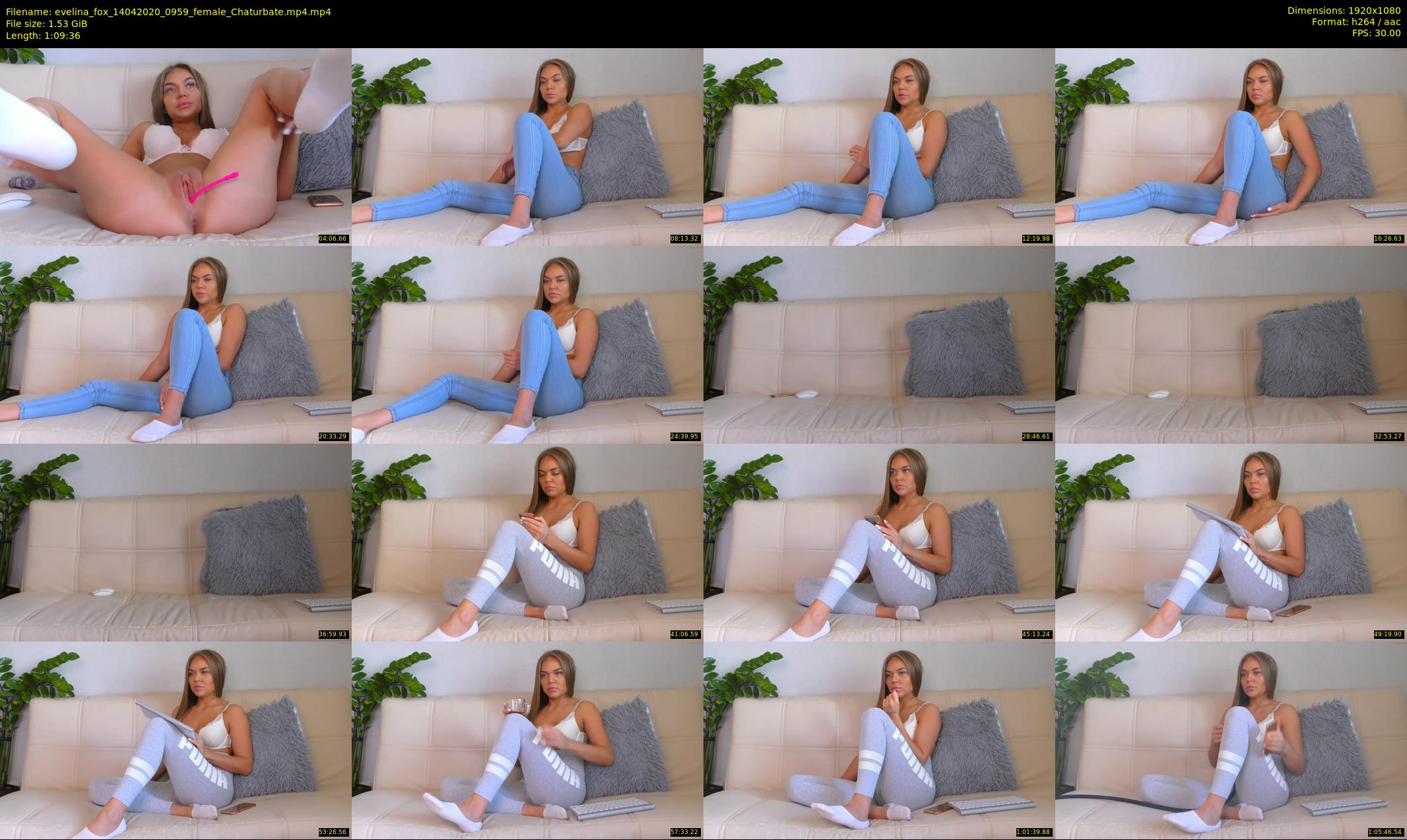 evelina_fox — 70 minute Chaturbate female cam show recording, 1080p, Apr 14, 2020
