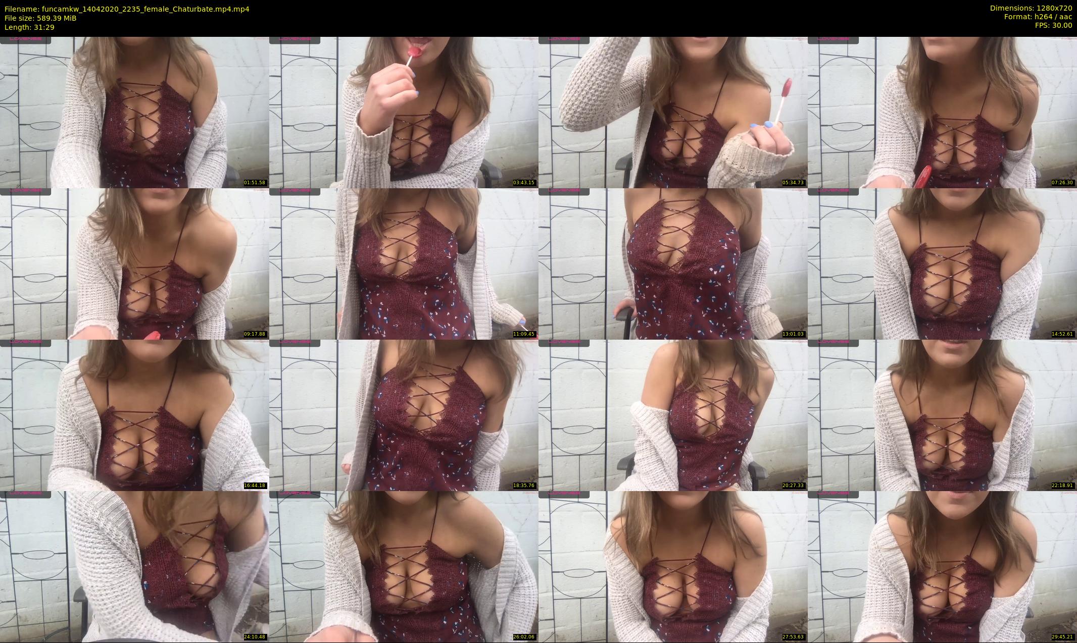 funcamkw — 32 minute Chaturbate female cam show recording, 720p, Apr 14, 2020