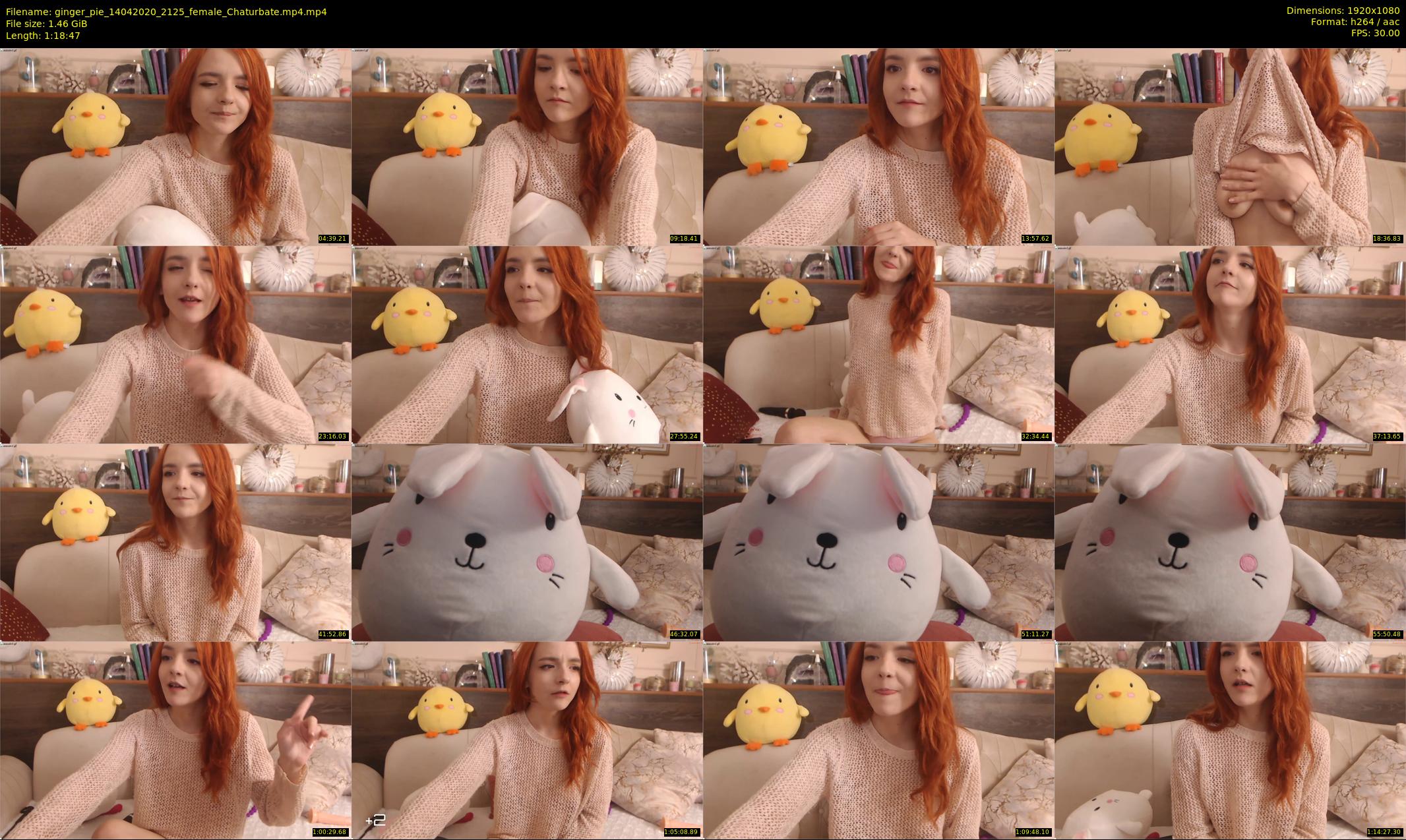 ginger_pie — 79 minute Chaturbate female cam show recording, 1080p, Apr 14, 2020