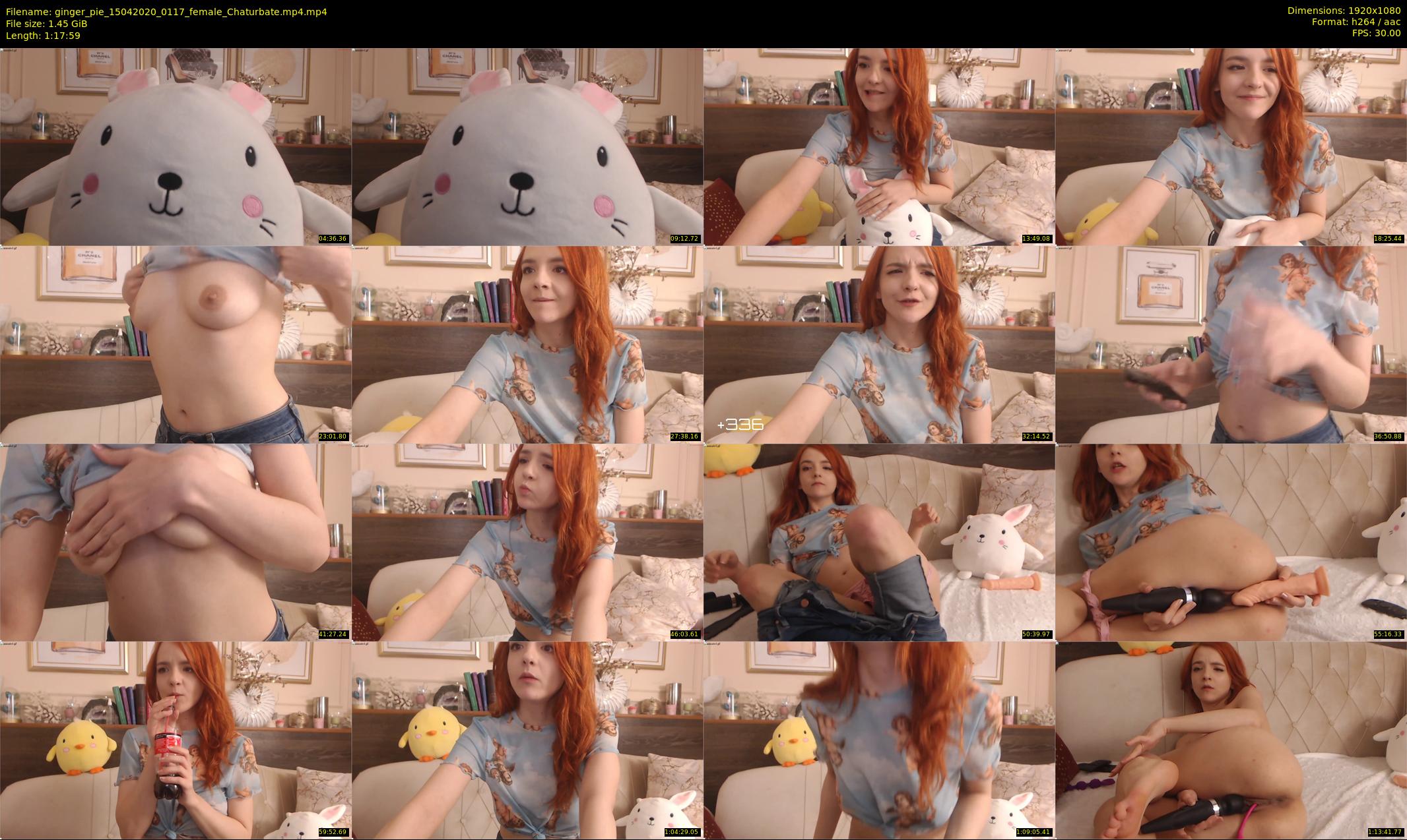 ginger_pie — 78 minute Chaturbate female cam show recording, 1080p, Apr 15, 2020