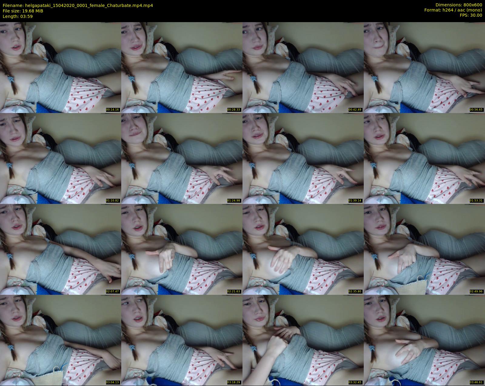 helgapataki — 4 minute Chaturbate female cam show recording, 480p, Apr 15, 2020