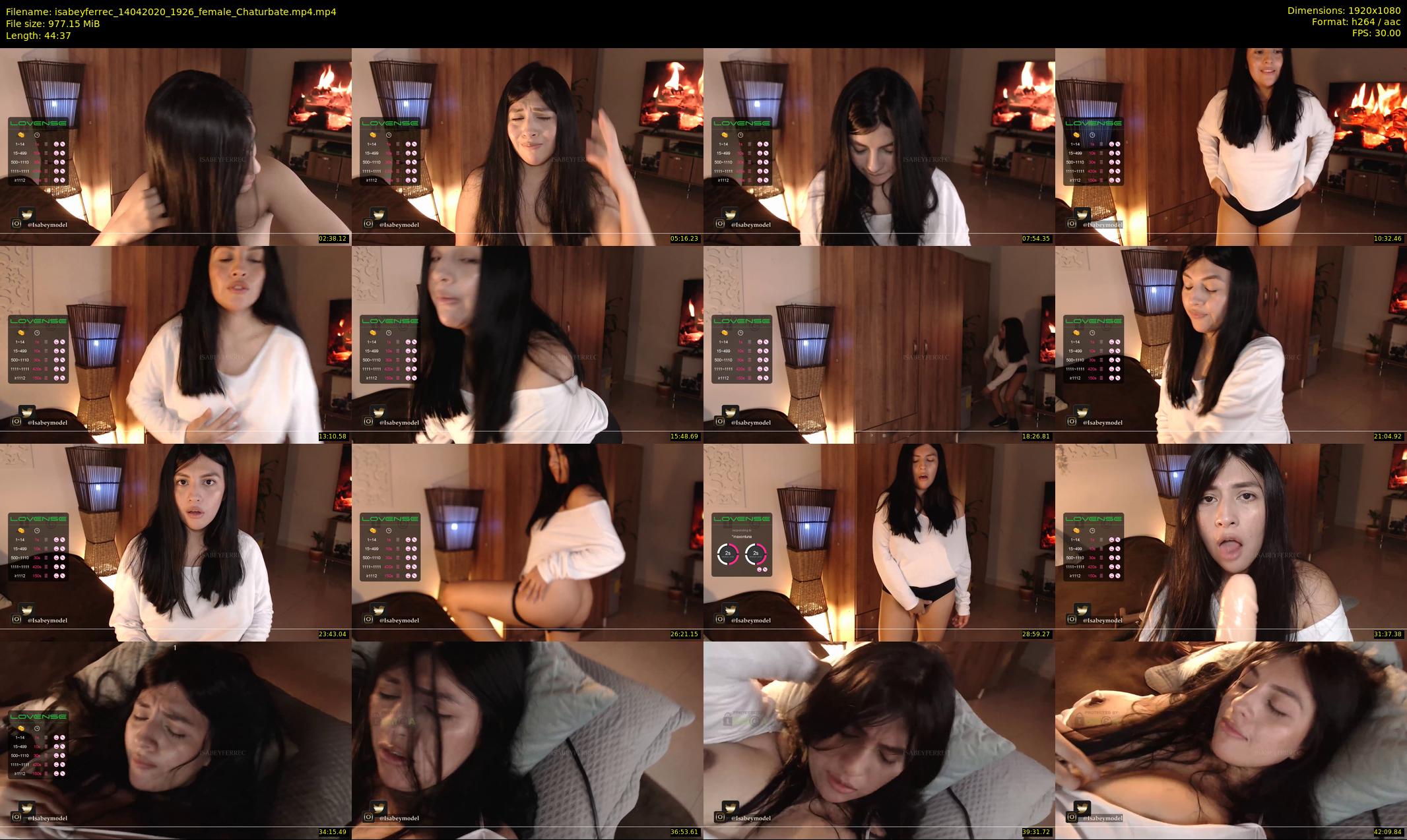 isabeyferrec — 45 minute Chaturbate female cam show recording, 1080p, Apr 14, 2020