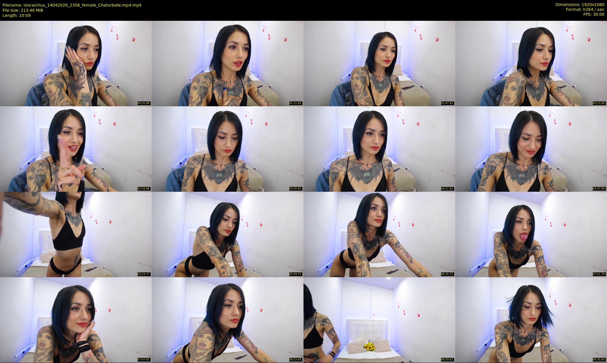 isisraichuu — 11 minute Chaturbate female cam show recording, 1080p, Apr 14, 2020