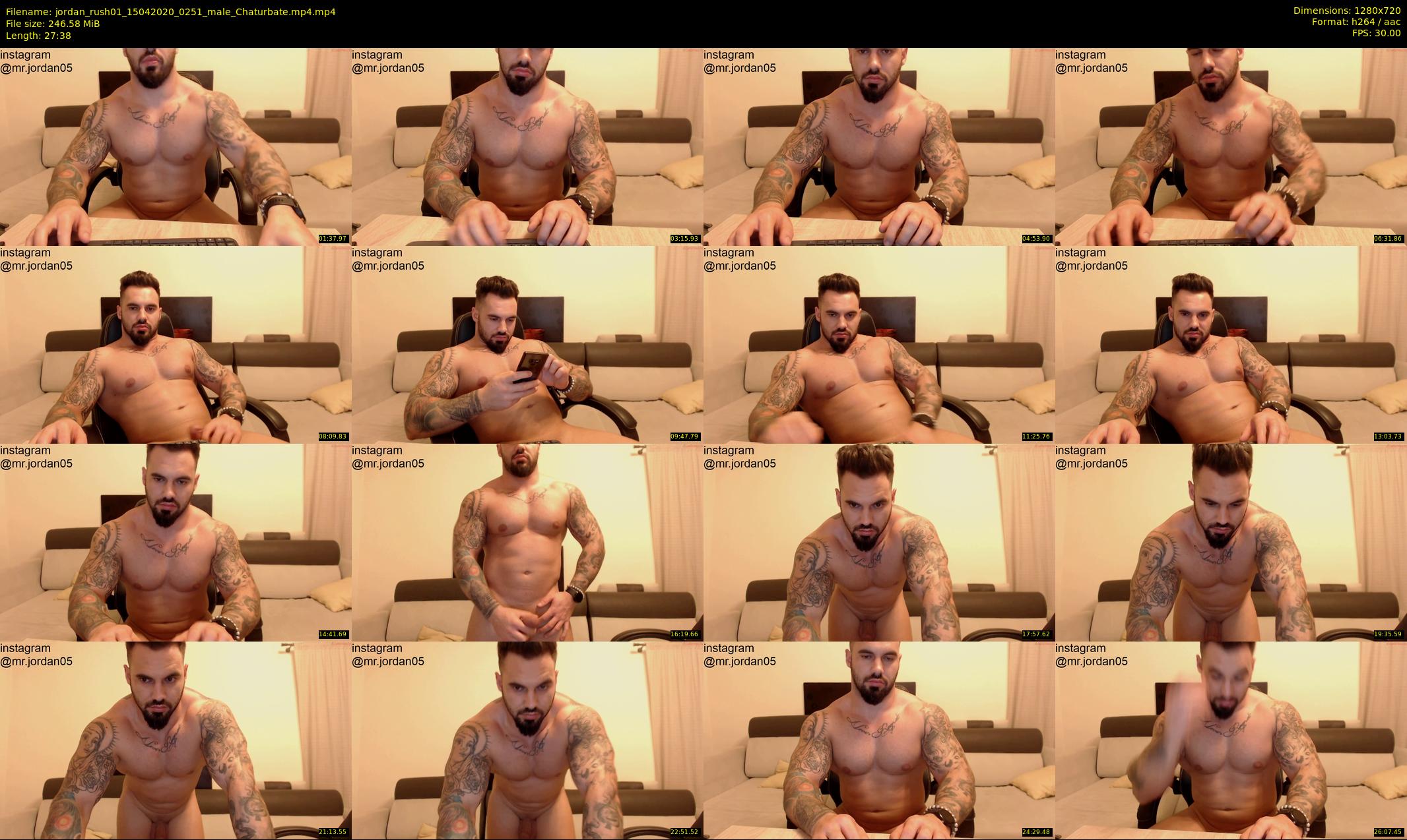 jordan_rush01 — 28 minute Chaturbate male cam show recording, 720p, Apr 15, 2020