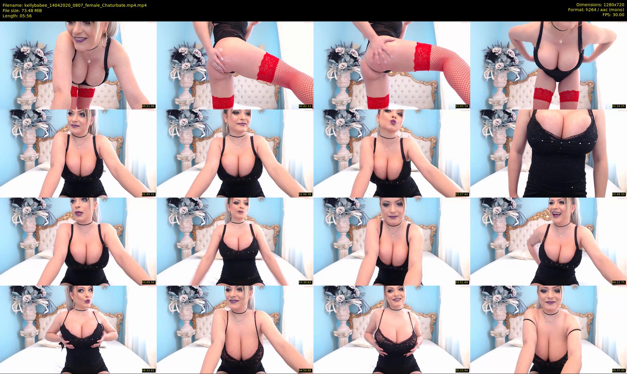 kellybabee — 6 minute Chaturbate female cam show recording, 720p, Apr 14, 2020