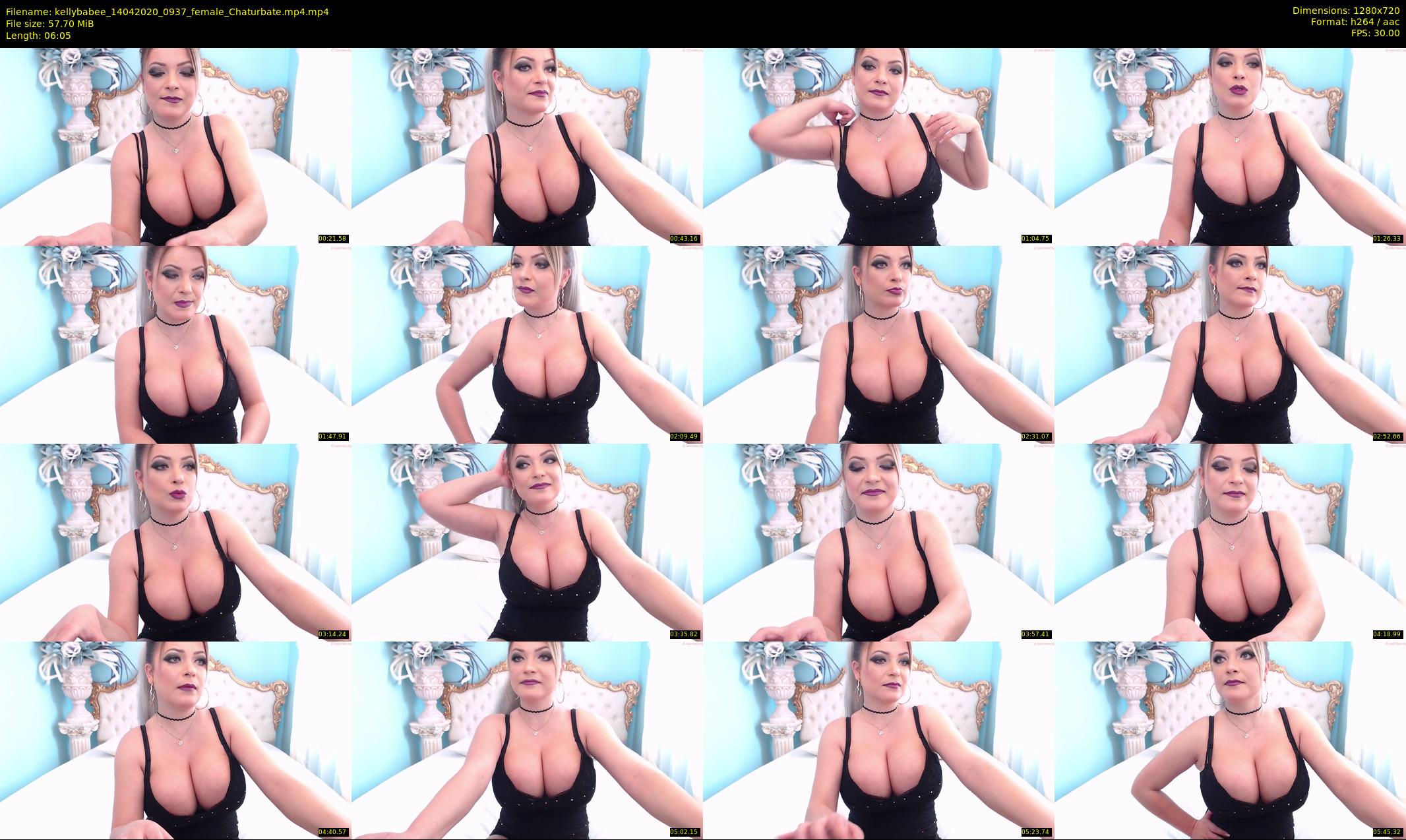 kellybabee — 7 minute Chaturbate female cam show recording, 720p, Apr 14, 2020