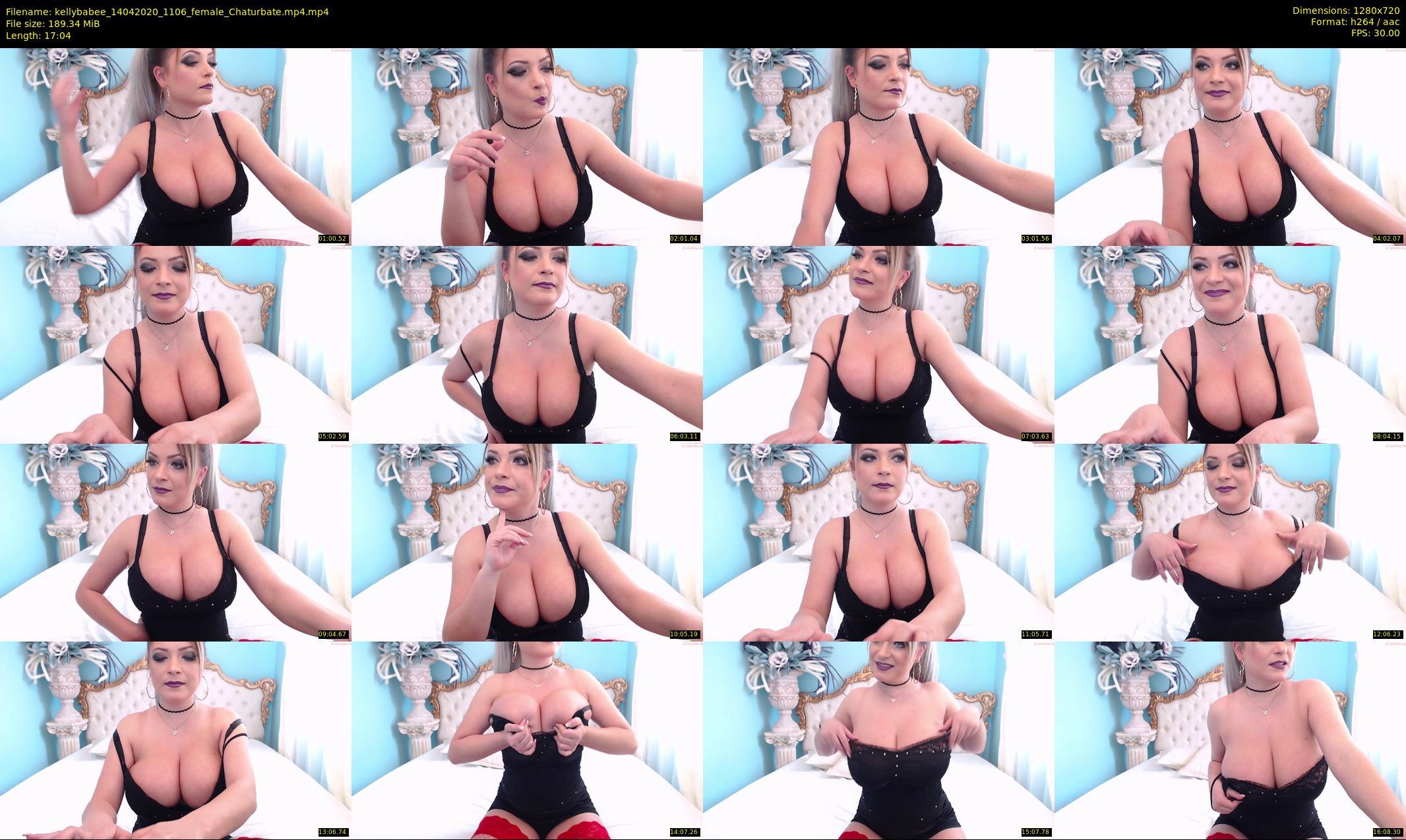 kellybabee — 18 minute Chaturbate female cam show recording, 720p, Apr 14, 2020