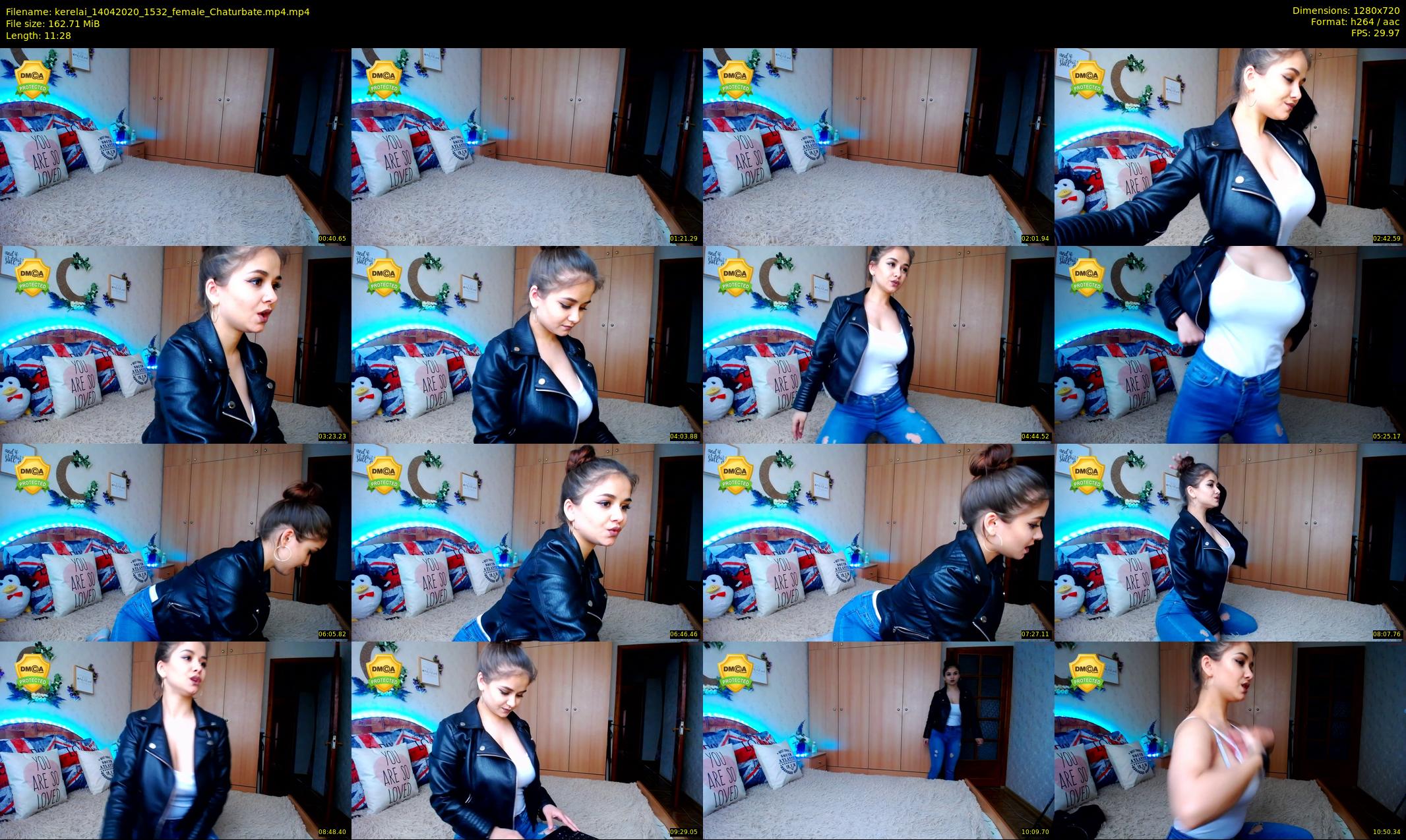 kerelai — 12 minute Chaturbate female cam show recording, 720p, Apr 14, 2020