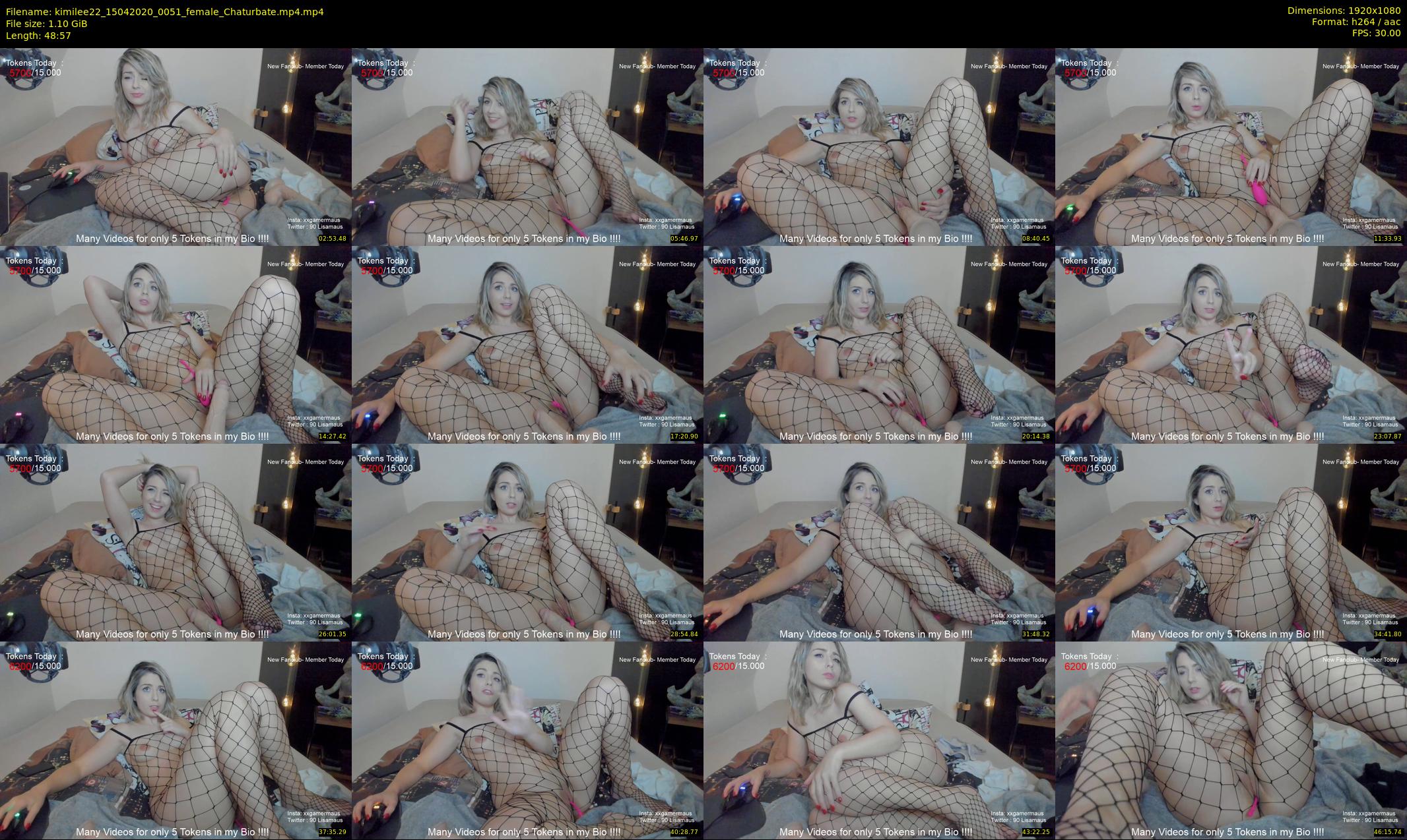 kimilee22 — 49 minute Chaturbate female cam show recording, 1080p, Apr 15, 2020