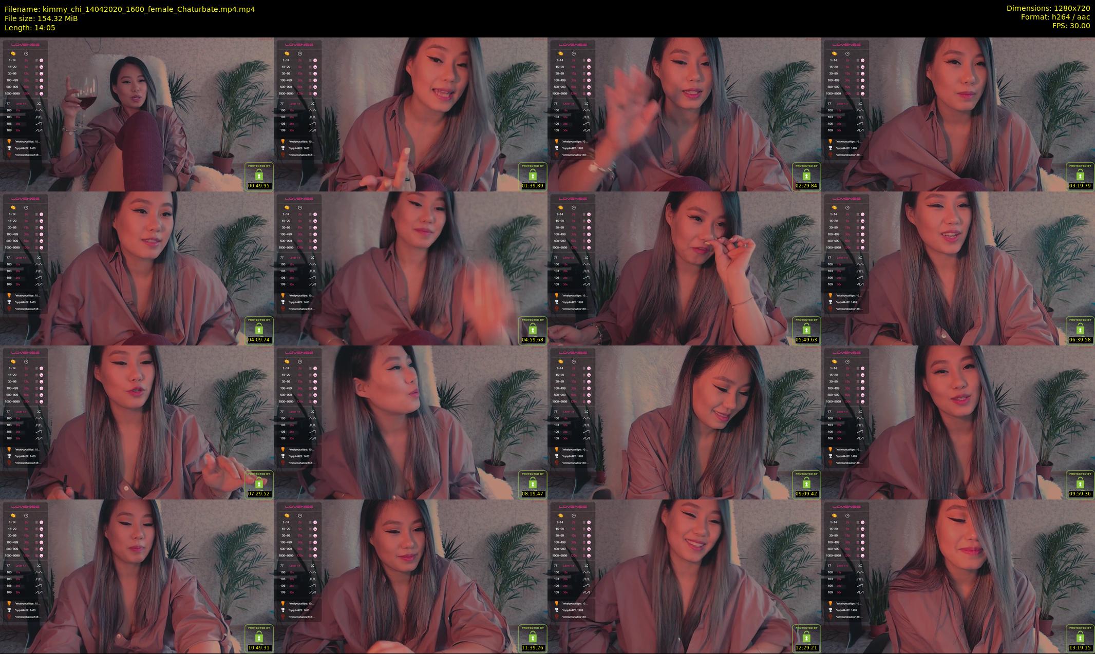 kimmy_chi — 15 minute Chaturbate female cam show recording, 720p, Apr 14, 2020