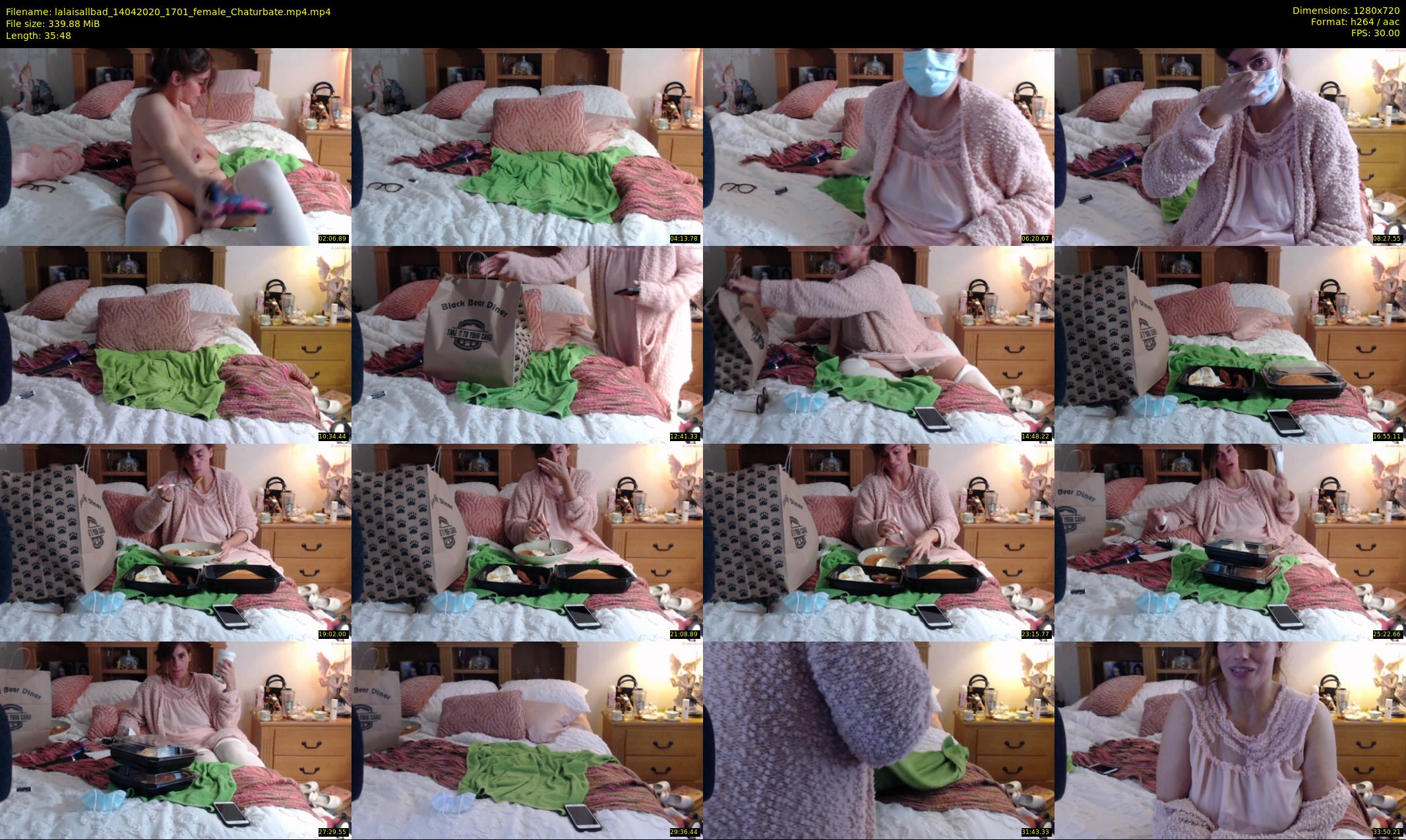 lalaisallbad — 36 minute Chaturbate female cam show recording, 720p, Apr 14, 2020