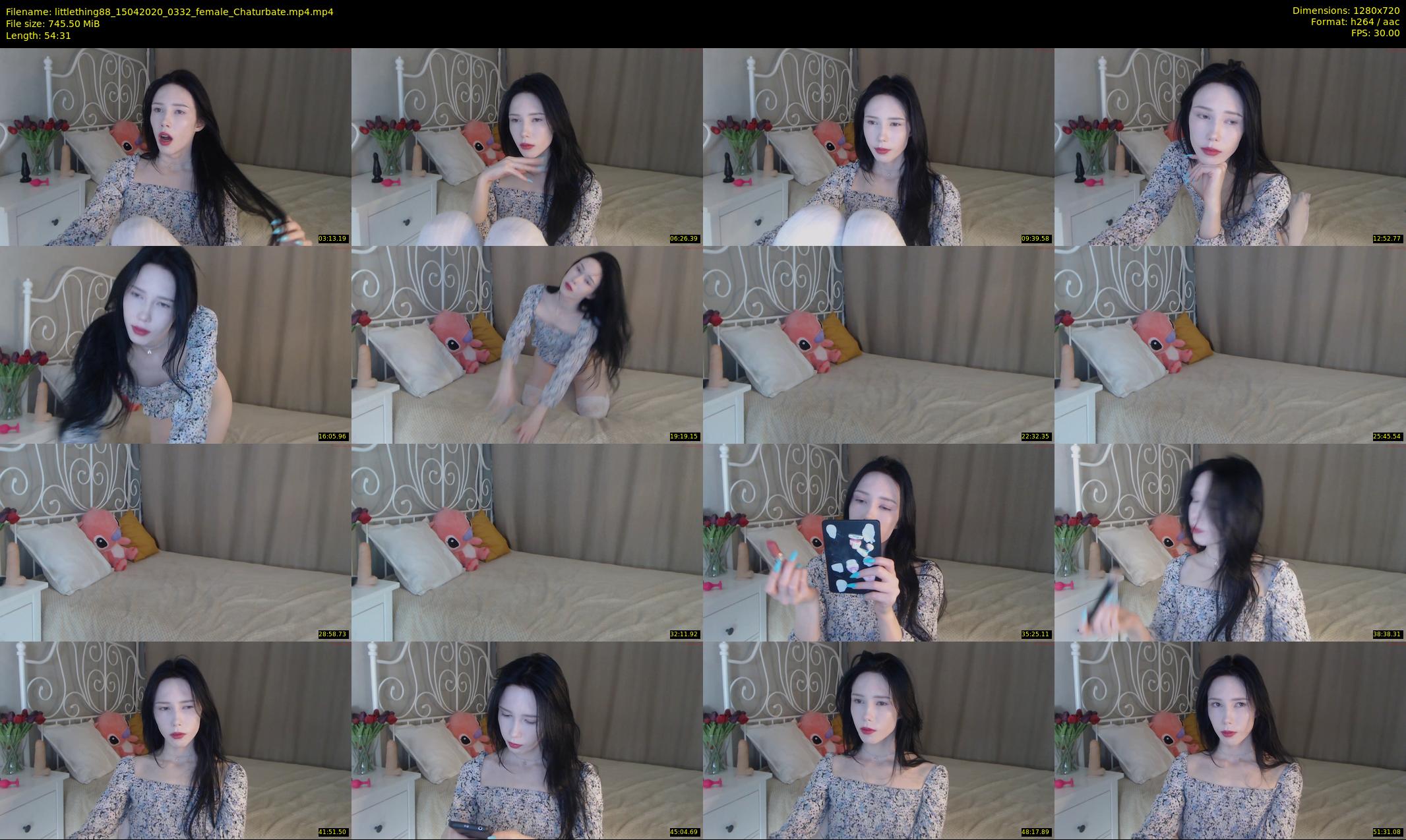 littlething88 — 55 minute Chaturbate female cam show recording, 720p, Apr 15, 2020