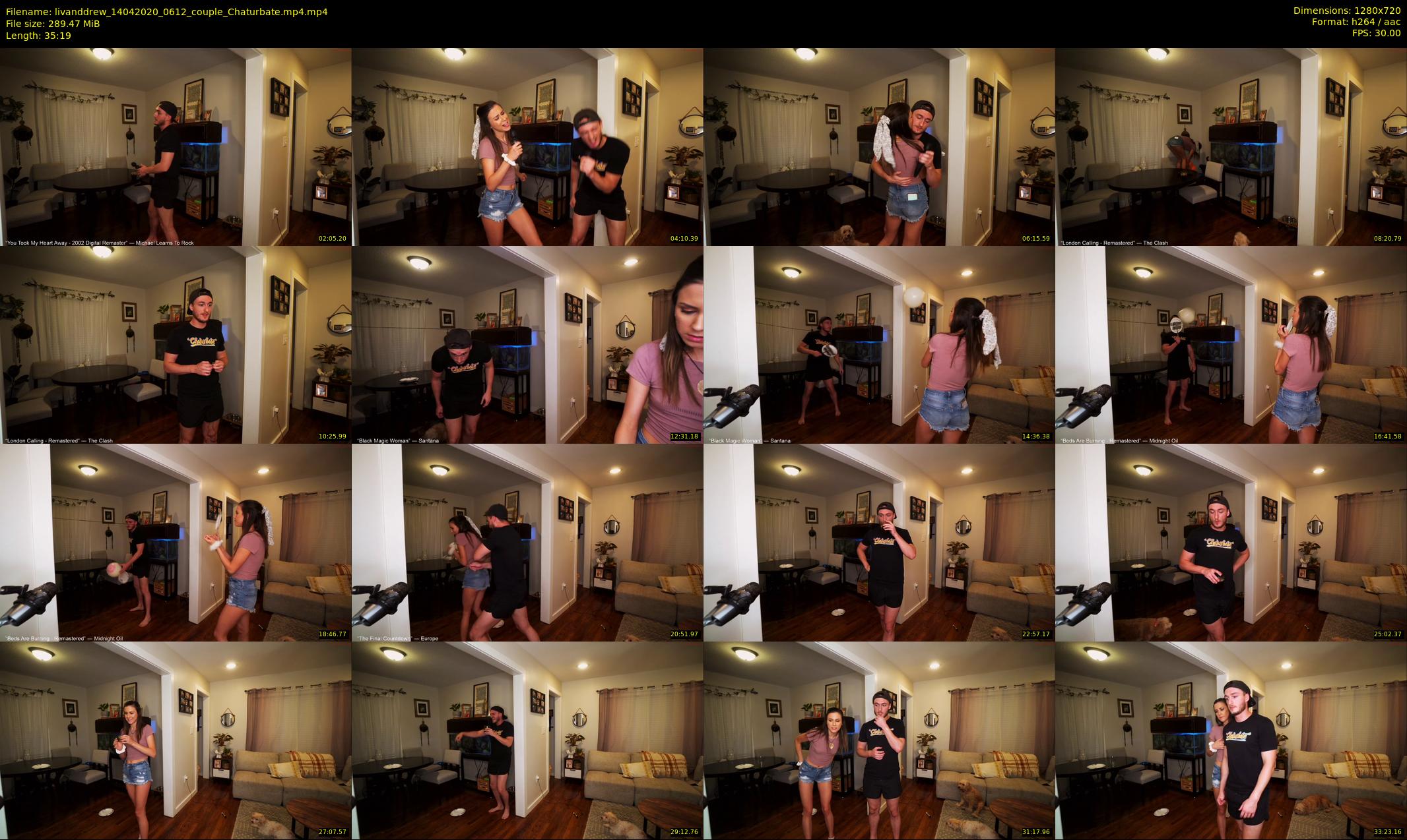livanddrew — 36 minute Chaturbate couple cam show recording, 720p, Apr 14, 2020
