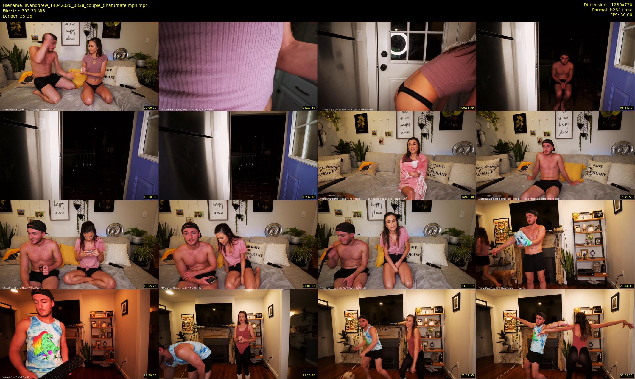 livanddrew — 36 minute Chaturbate couple cam show recording, 720p, Apr 14, 2020