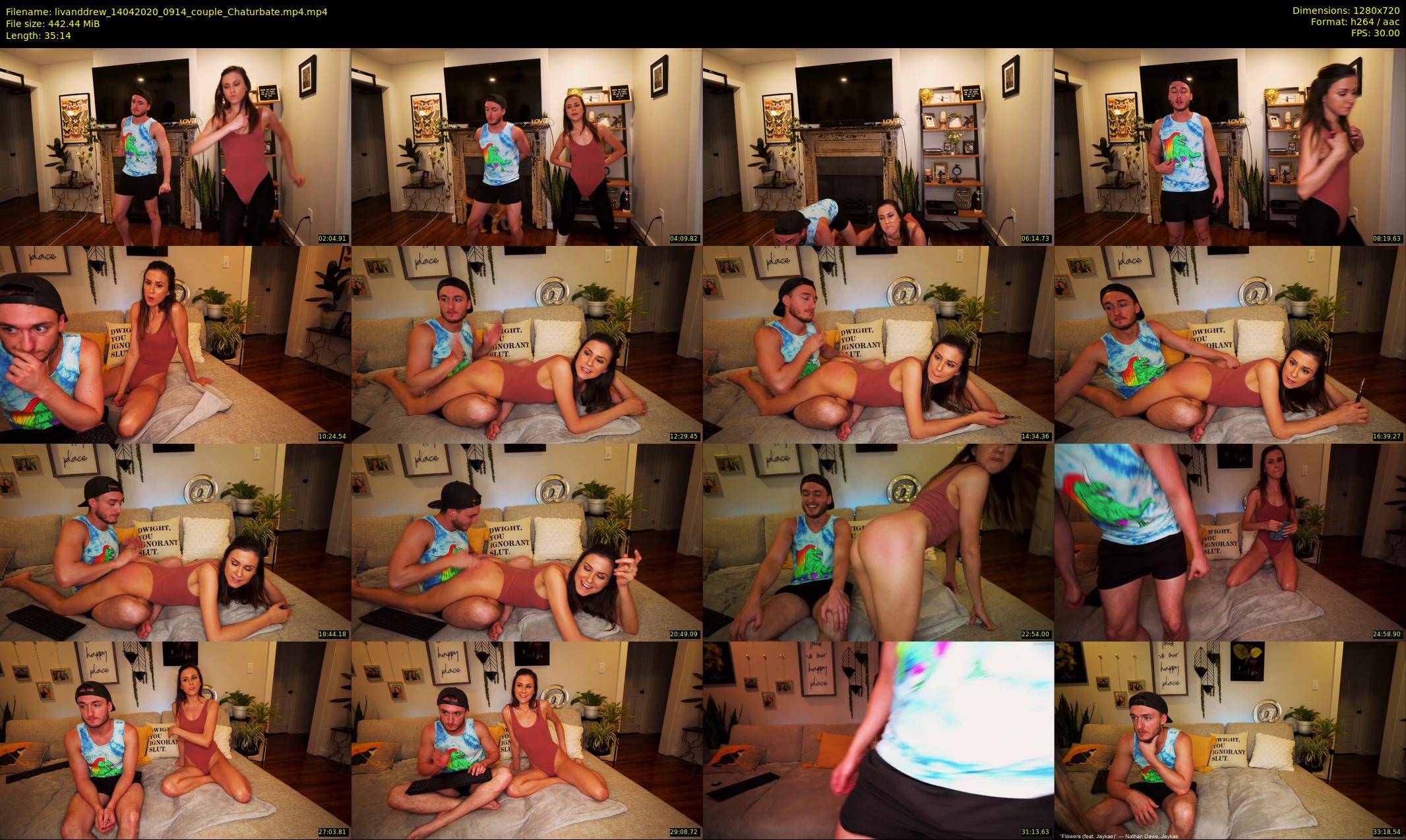 livanddrew — 36 minute Chaturbate couple cam show recording, 720p, Apr 14, 2020