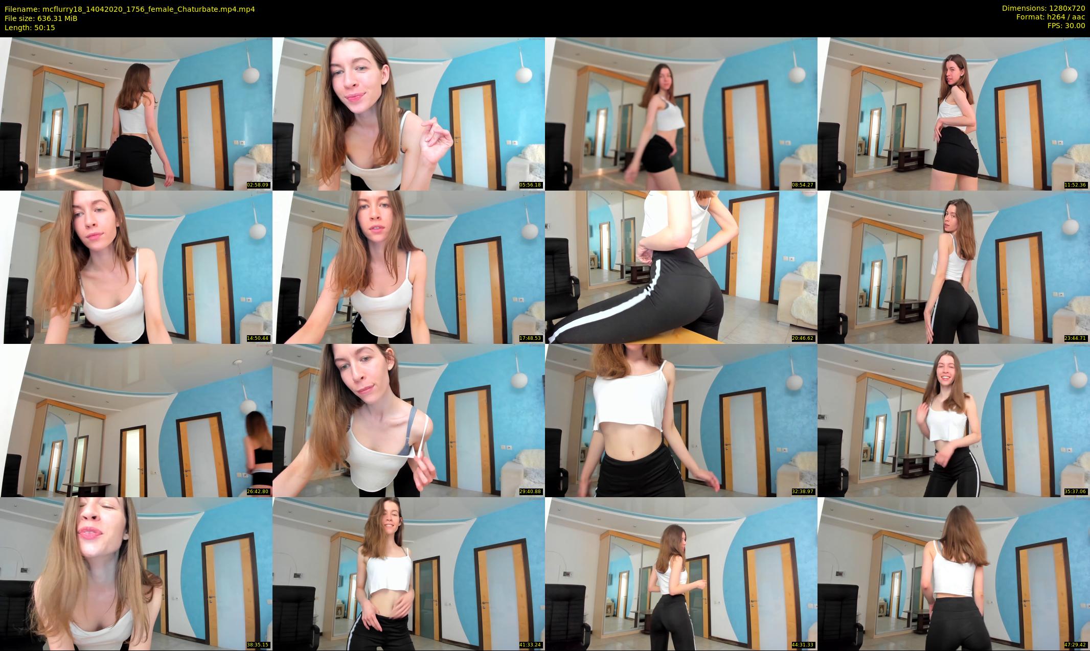 mcflurry18 — 51 minute Chaturbate female cam show recording, 720p, Apr 14, 2020