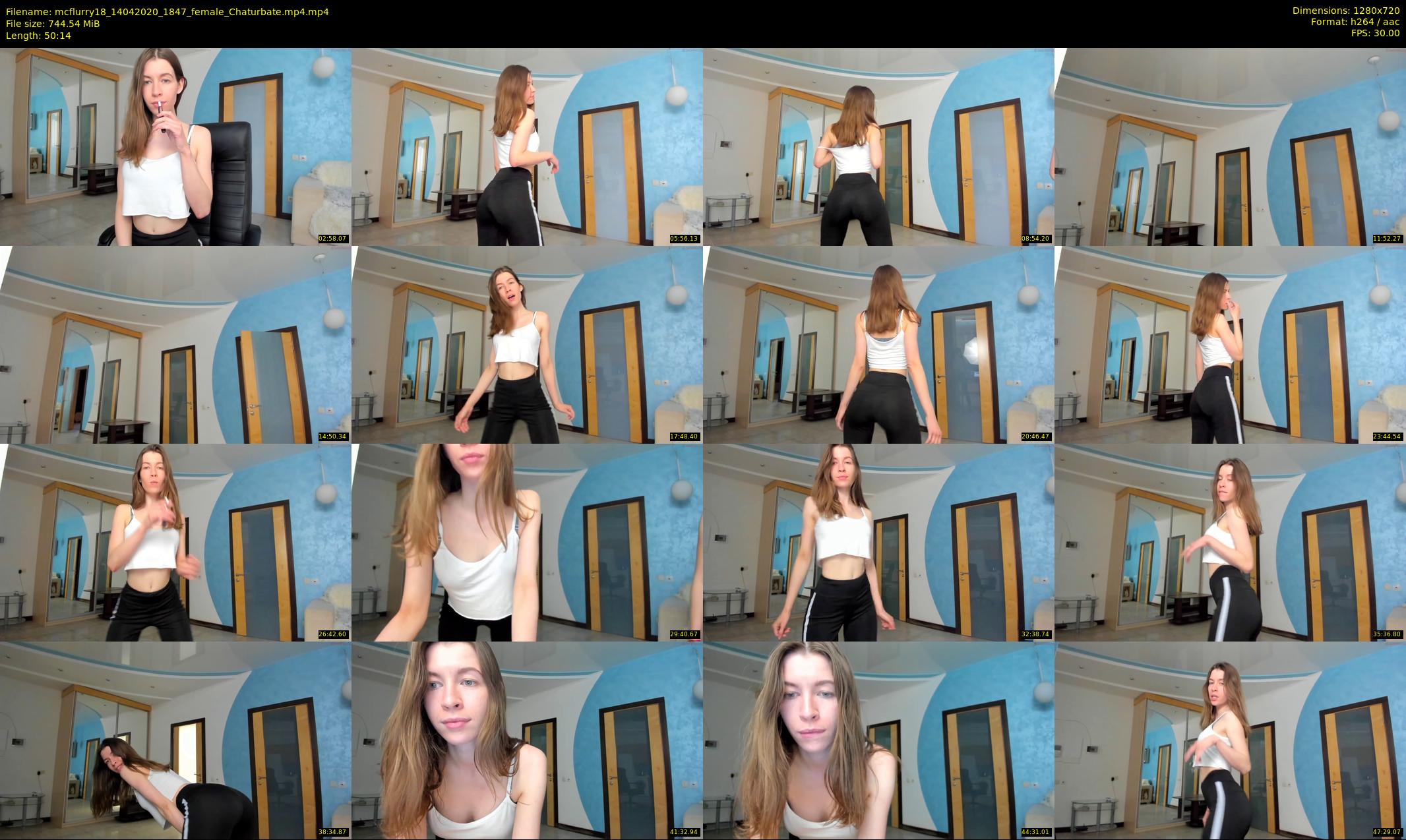 mcflurry18 — 51 minute Chaturbate female cam show recording, 720p, Apr 14, 2020