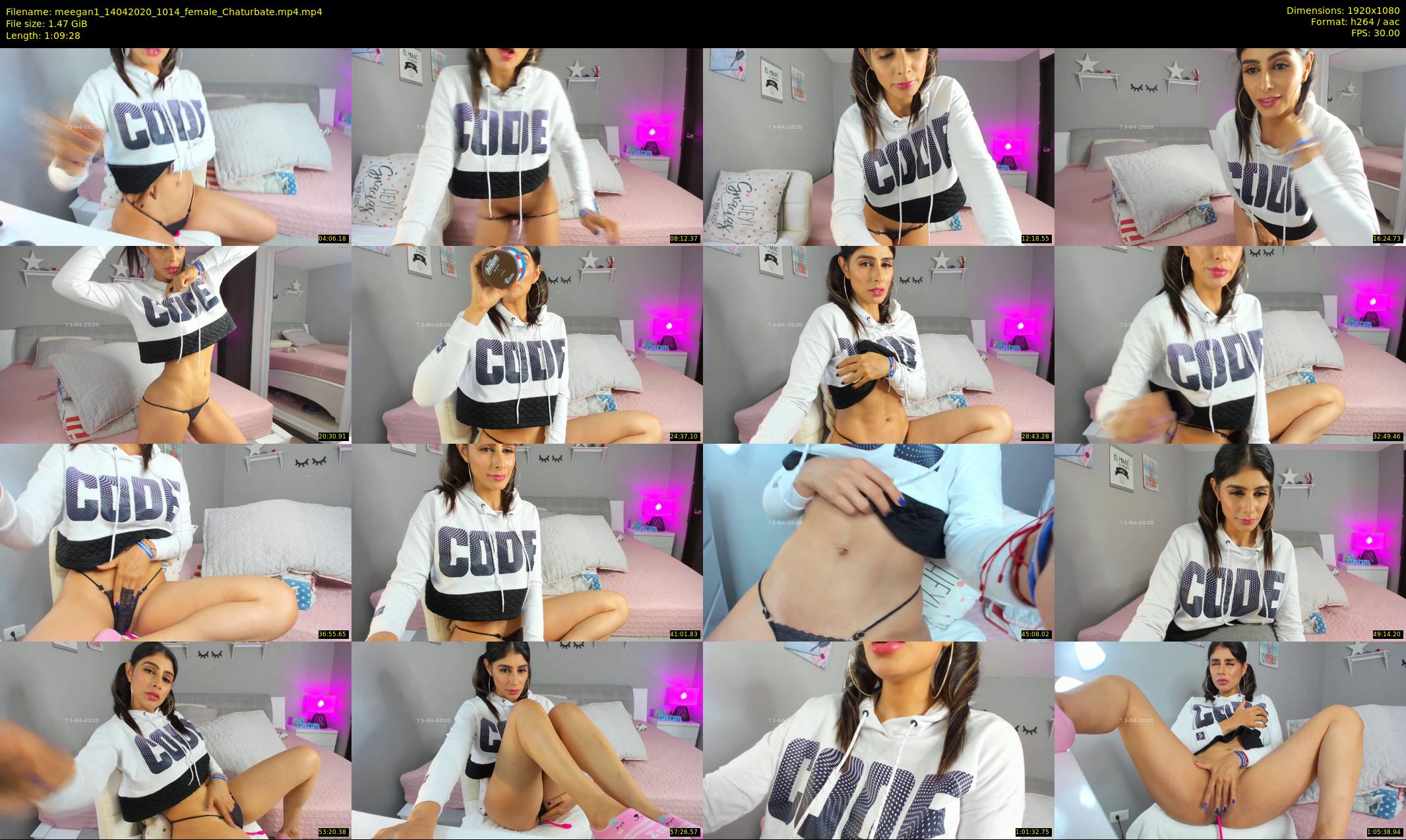 meegan1 — 70 minute Chaturbate female cam show recording, 1080p, Apr 14, 2020