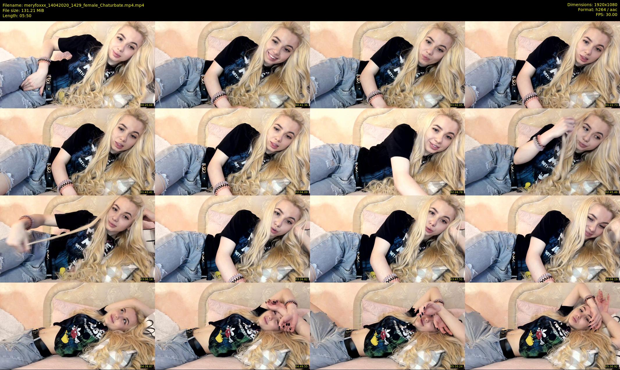 meryfoxxx — 6 minute Chaturbate female cam show recording, 1080p, Apr 14, 2020