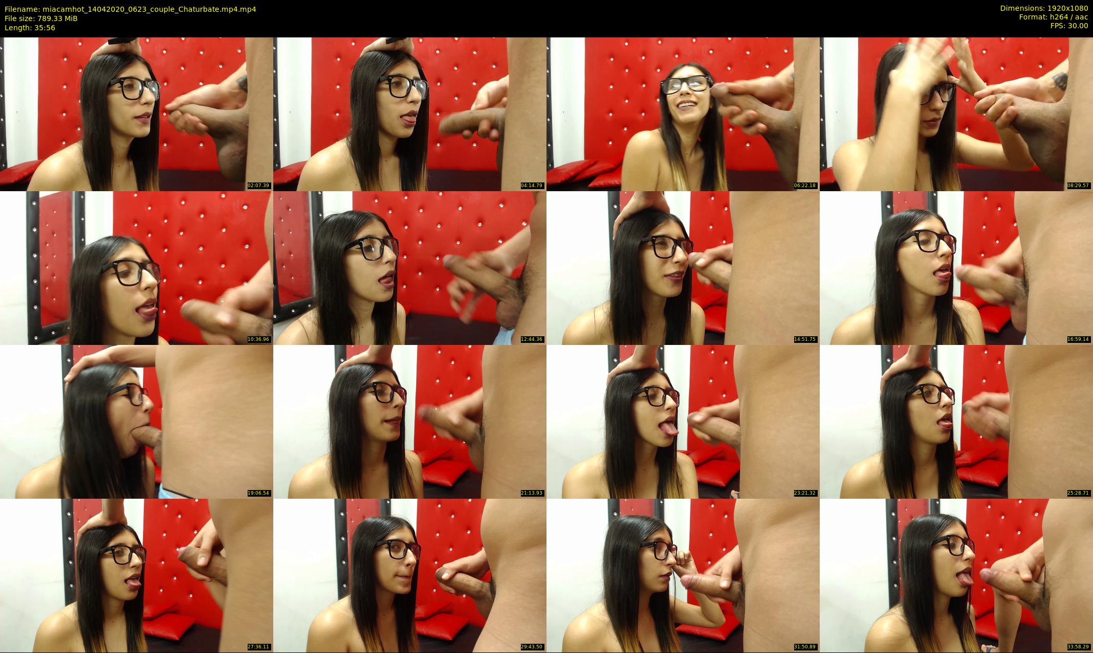 miacamhot — 36 minute Chaturbate couple cam show recording, 1080p, Apr 14, 2020