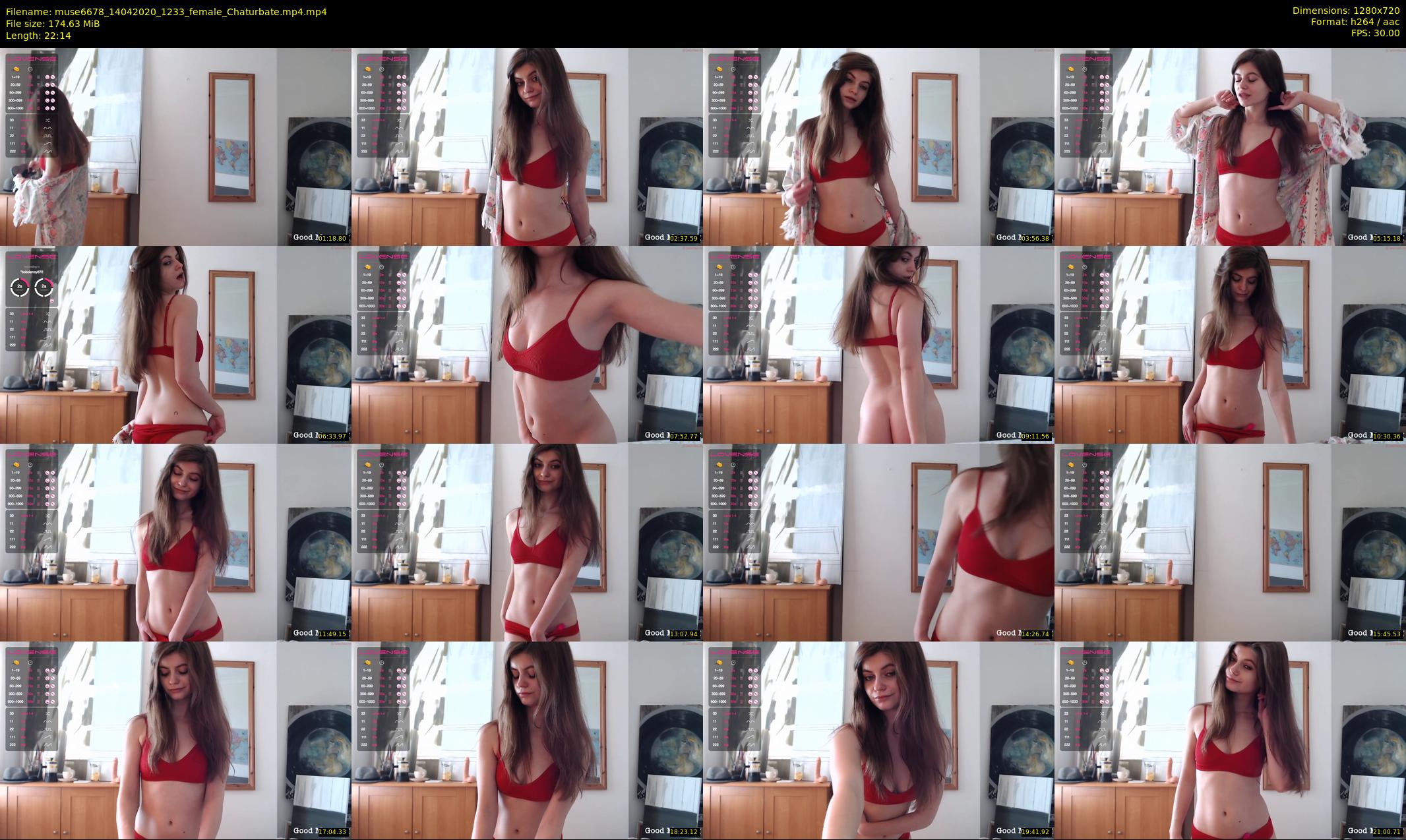 muse6678 — 23 minute Chaturbate female cam show recording, 720p, Apr 14, 2020