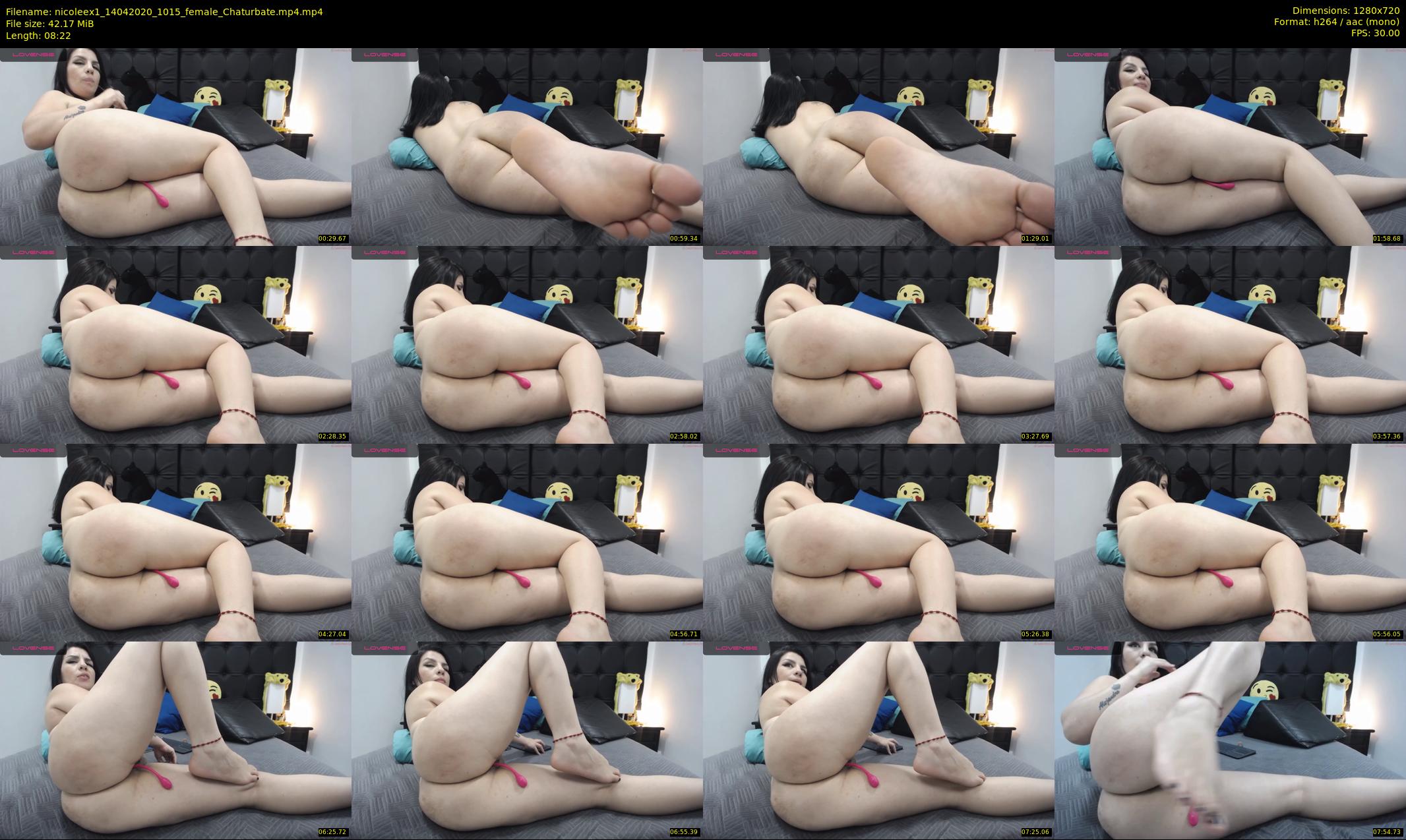 nicoleex1 — 9 minute Chaturbate female cam show recording, 720p, Apr 14, 2020