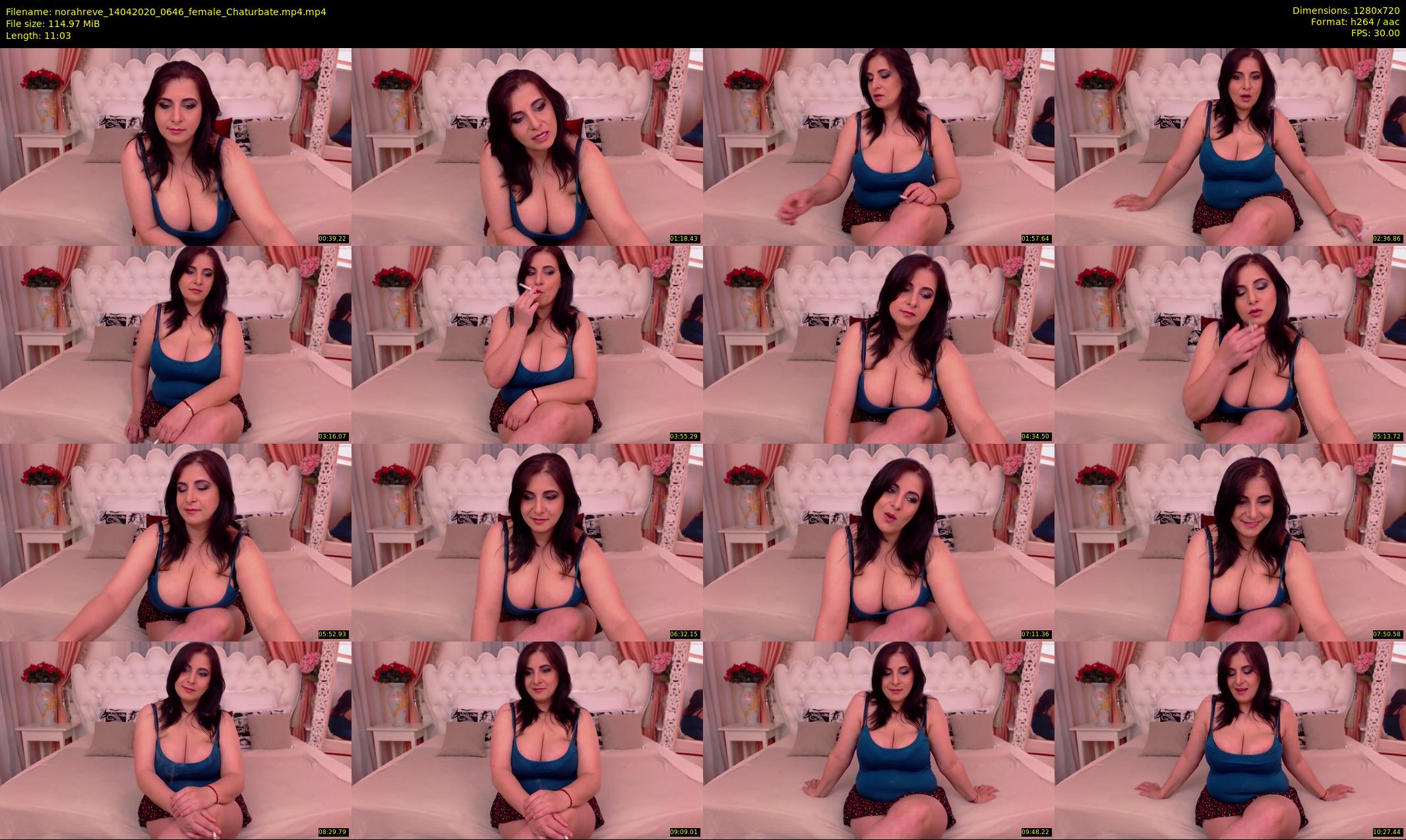 norahreve — 12 minute Chaturbate female cam show recording, 720p, Apr 14, 2020