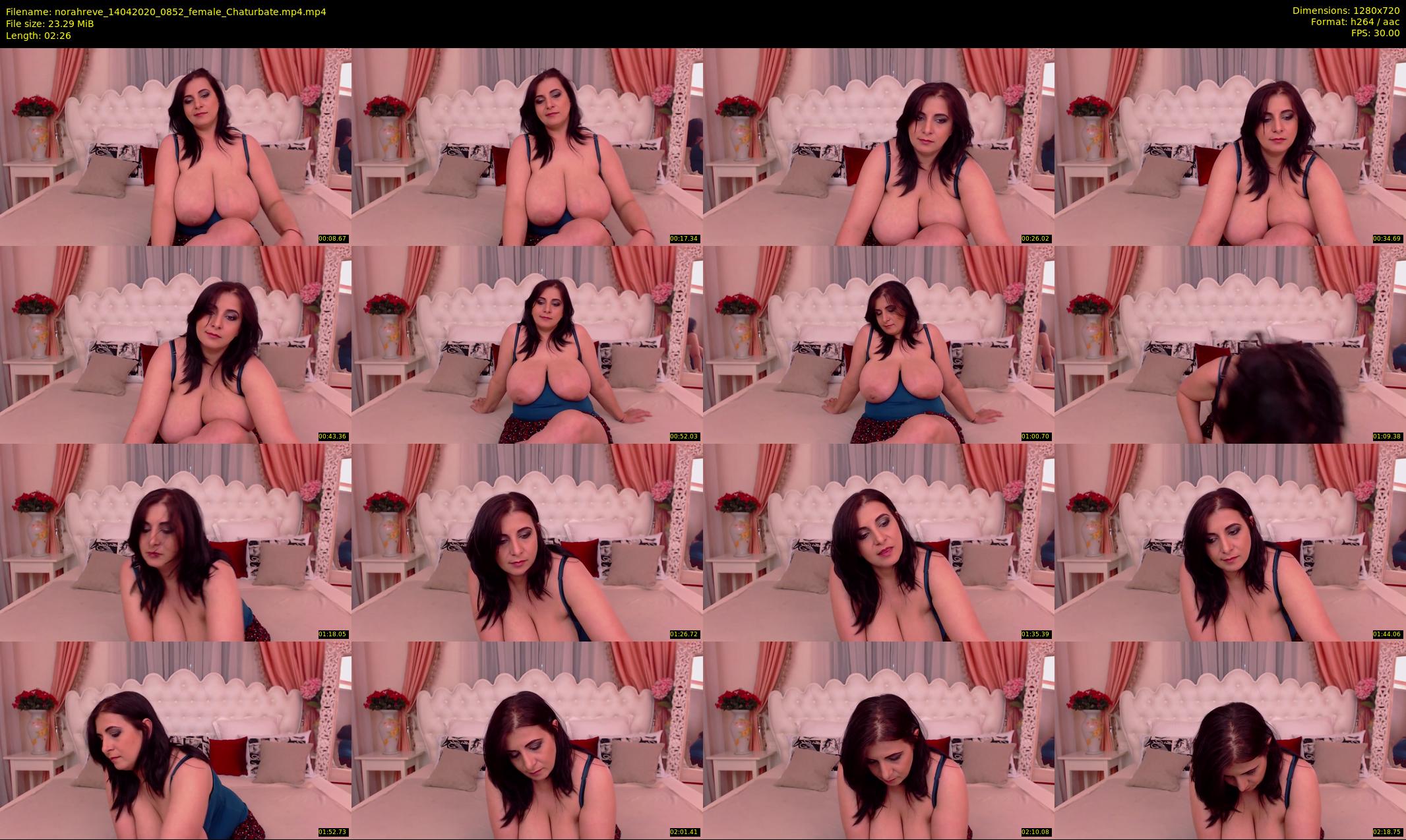 norahreve — 3 minute Chaturbate female cam show recording, 720p, Apr 14, 2020