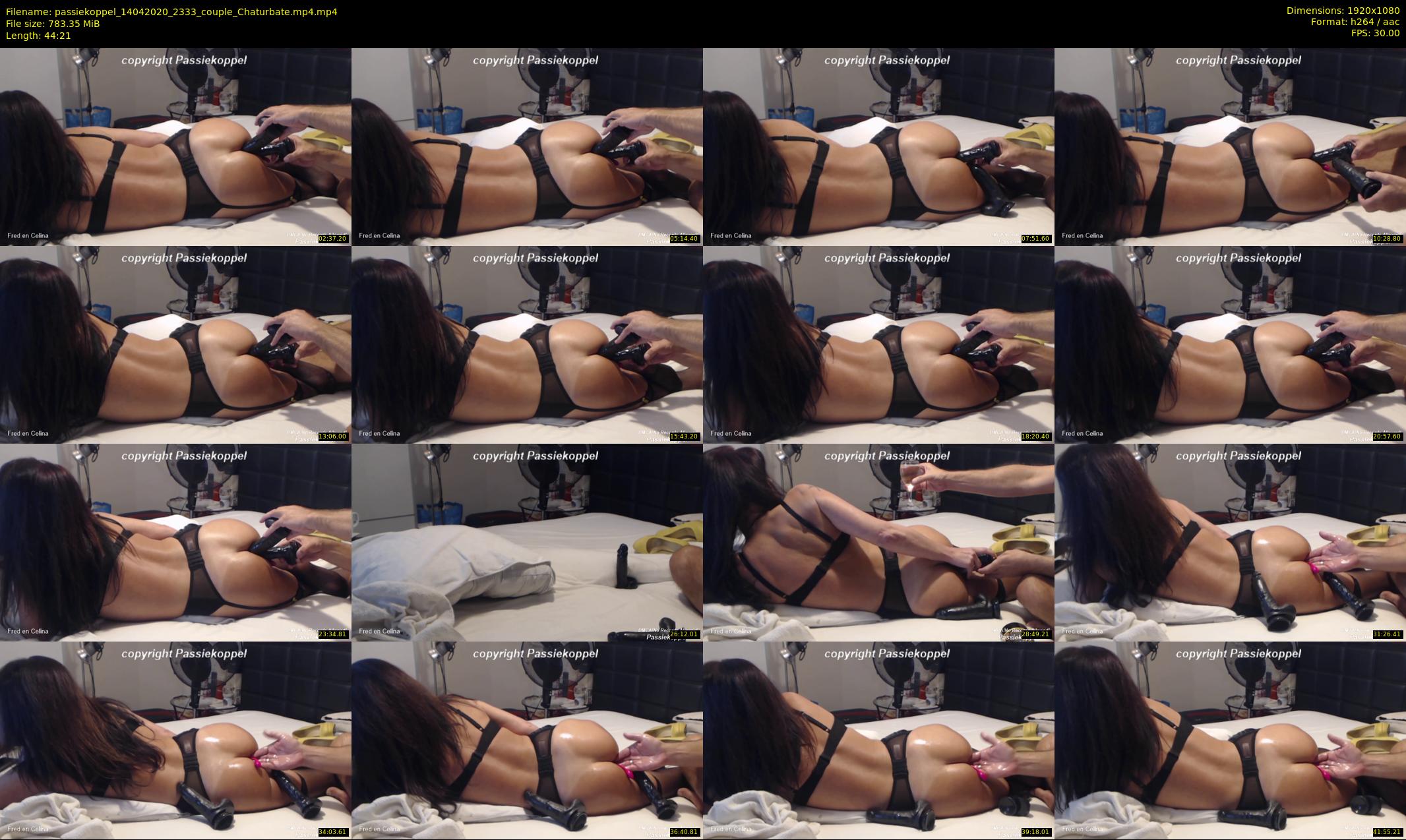 passiekoppel — 45 minute Chaturbate couple cam show recording, 1080p, Apr 14, 2020