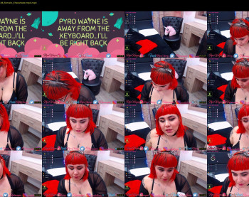 pyrowayne — 54 minute Chaturbate female cam show recording, 720p, Apr 15, 2020