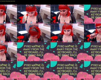 pyrowayne — 54 minute Chaturbate female cam show recording, 720p, Apr 15, 2020