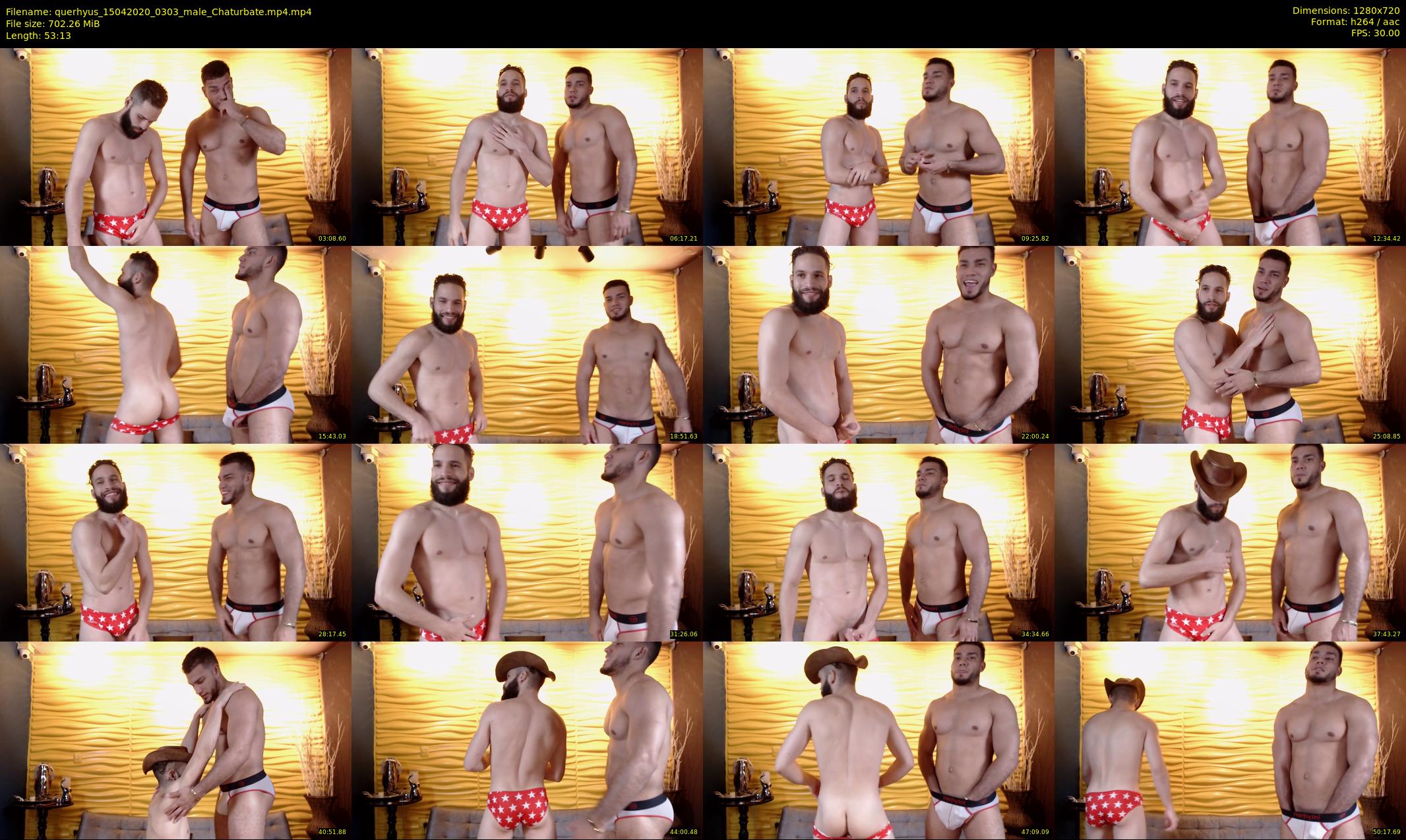 querhyus — 54 minute Chaturbate male cam show recording, 720p, Apr 15, 2020