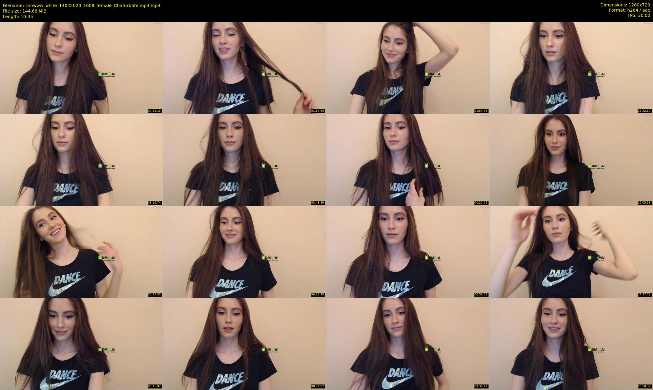 snowww_white — 11 minute Chaturbate female cam show recording, 720p, Apr 14, 2020