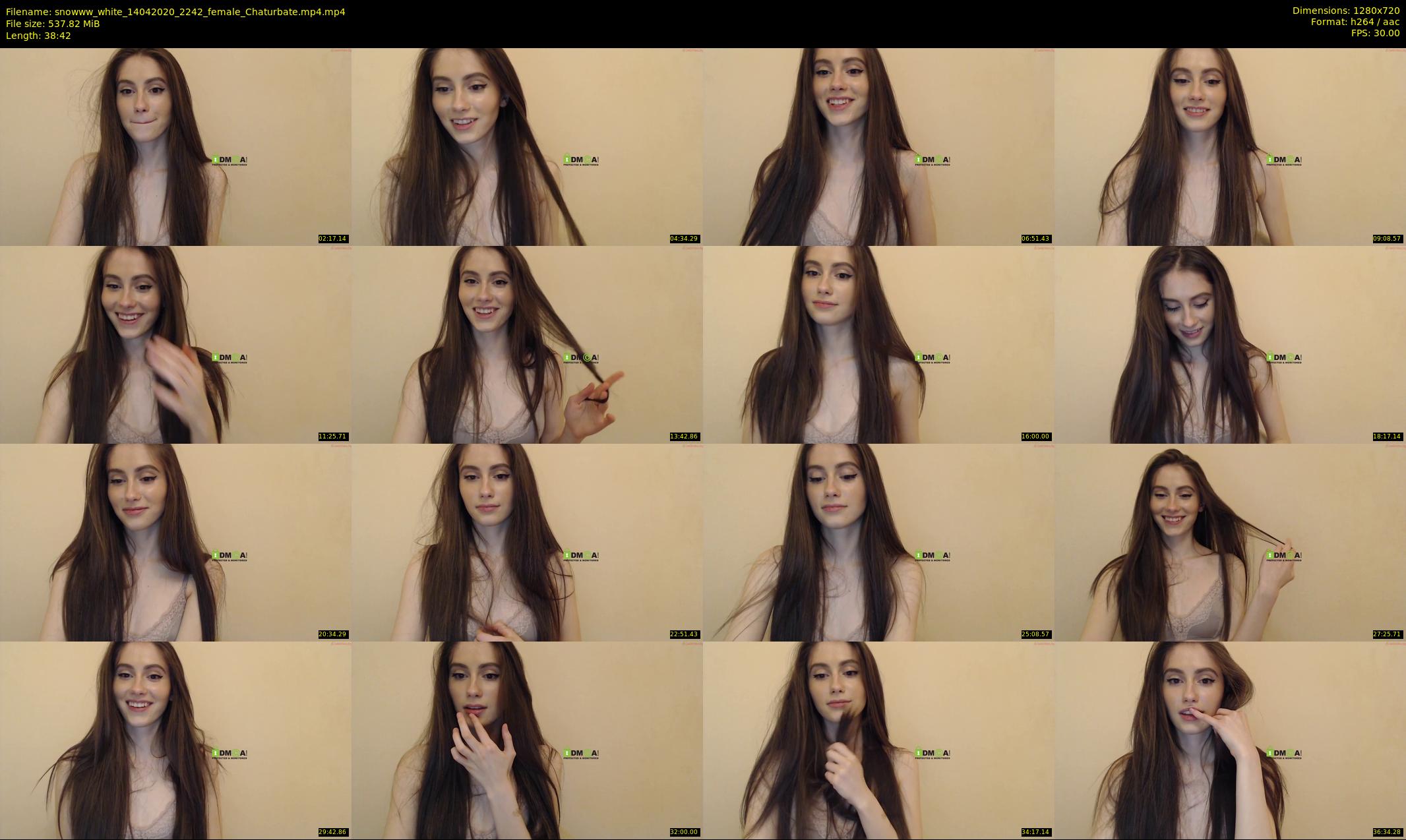 snowww_white — 39 minute Chaturbate female cam show recording, 720p, Apr 14, 2020