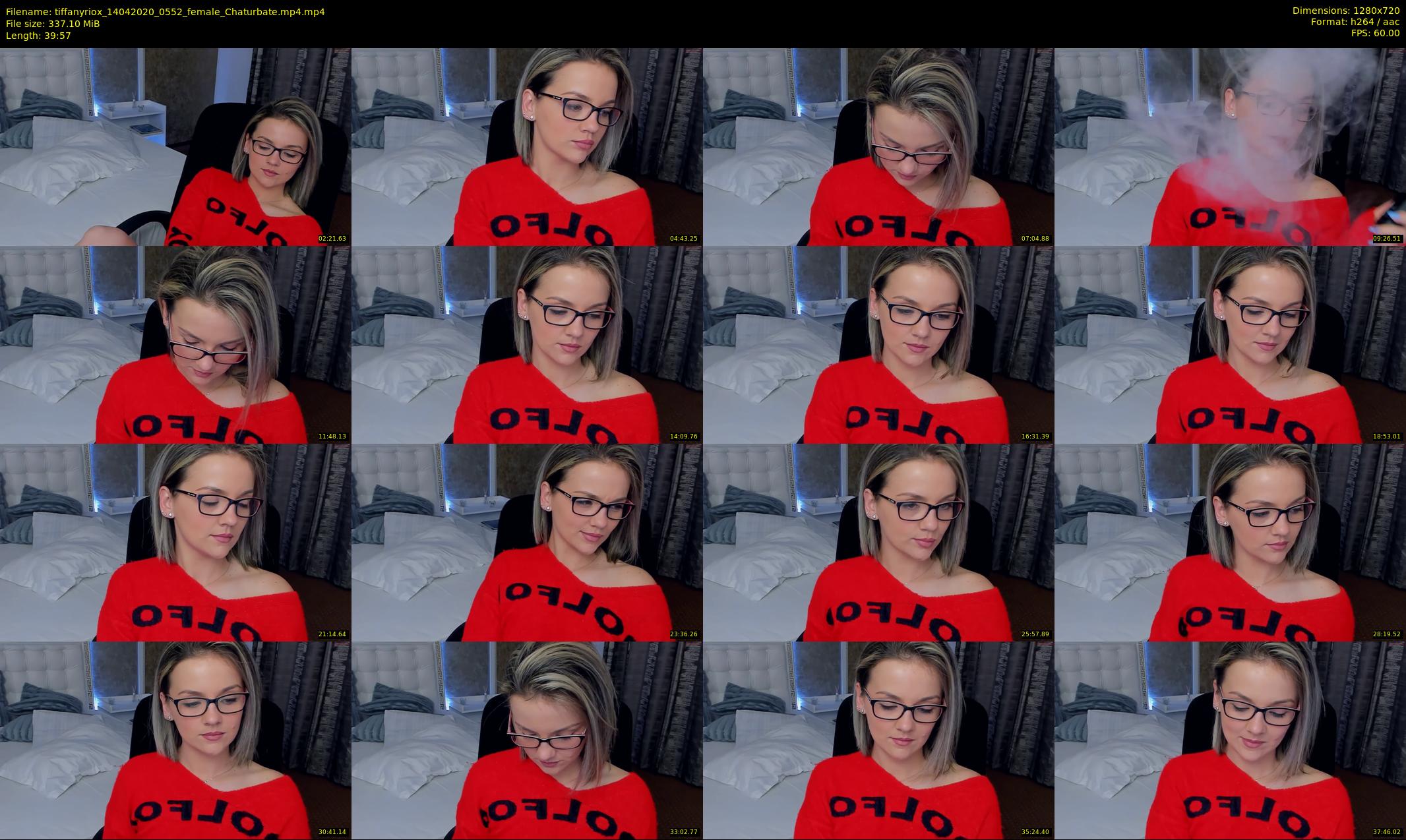 tiffanyriox — 40 minute Chaturbate female cam show recording, 720p, Apr 14, 2020